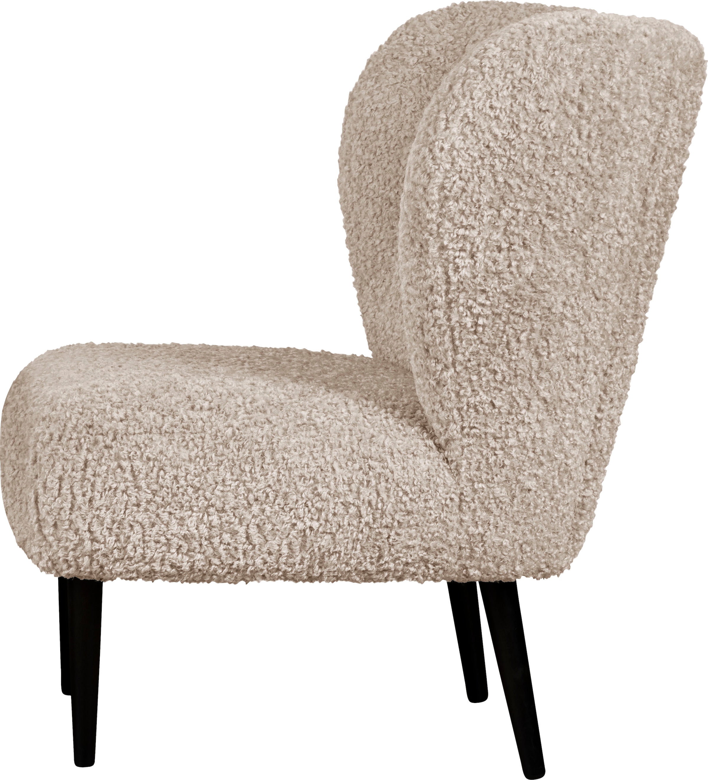 LeGer Home by Lena Gercke Fauteuil »Dinah« piqûre boutonnée dans le dos, avec ou sans tabouret au choix