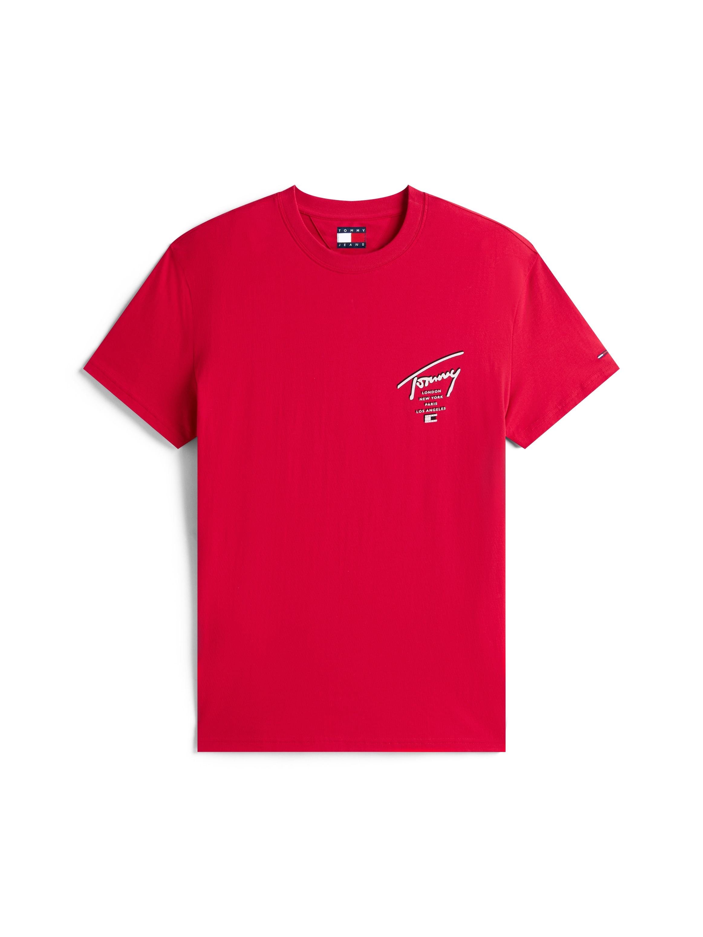 Tommy Jeans T-Shirt »TJM SIGN CITY TEE EXT« Rundhals, regular fit, grosser Rückenprint