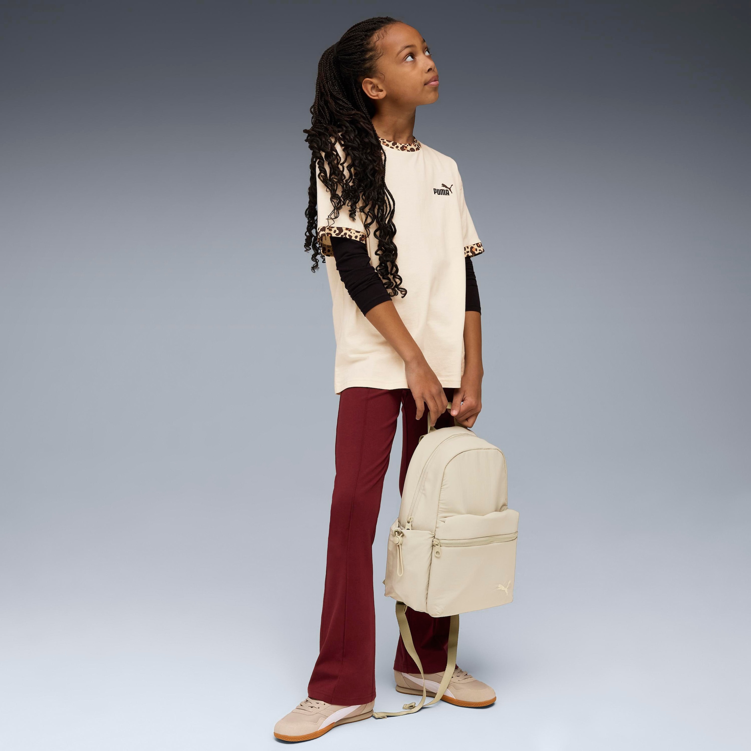 PUMA Leggings »CLASS HIGH-WAIST FLARED LEGGINGS G«  style sportif, pour ados, en coton et élasthanne
