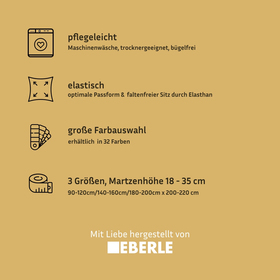 bellana Spannbettlaken »Jersey-Elasthan Aqua in Gr. 90x200, 140x200 oder 180x200 cm« aus Baumwolle, für Matratzen bis 35 cm Höhe, Bettlaken, Spannbetttuch