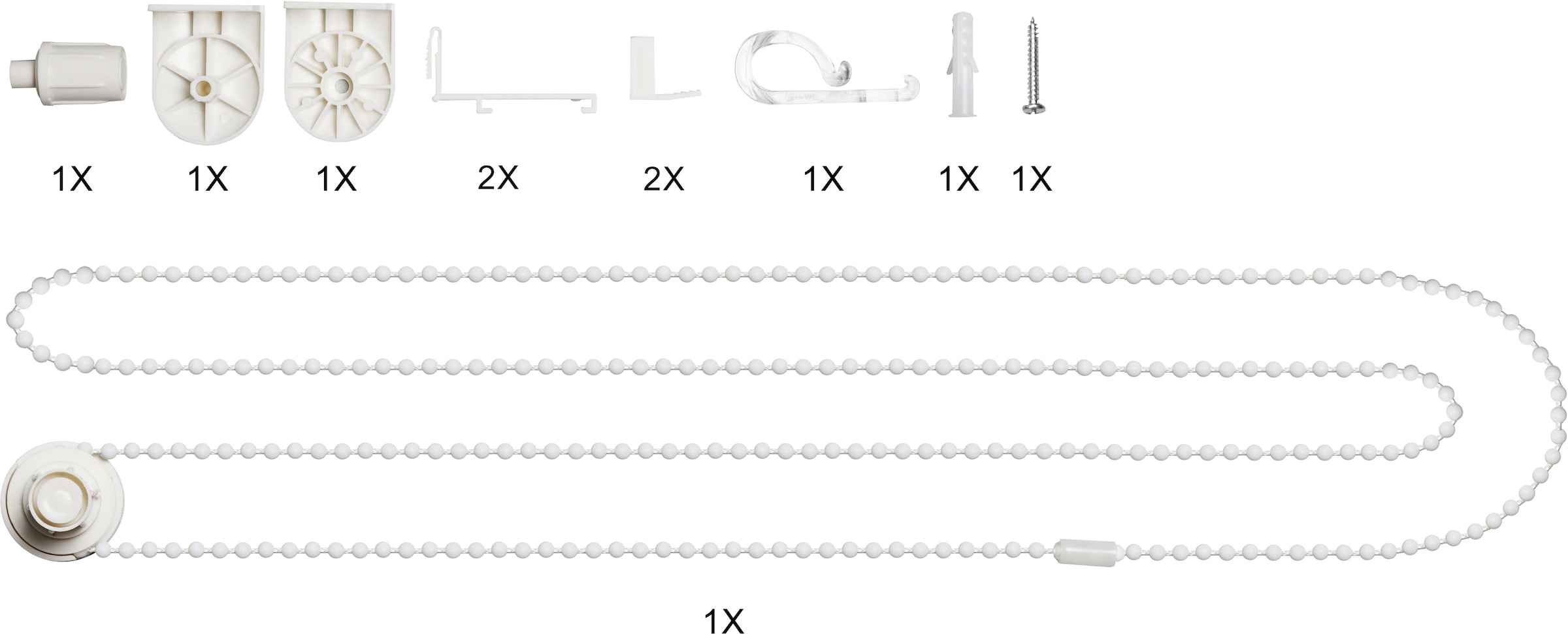 GOODproduct Store à tirage latéral »THEMSE« abdunkelnd Aucun perçage requis suspendu librement Bestseller mit über 3000 4,5-Sterne-Bewertungen, Klemmträger