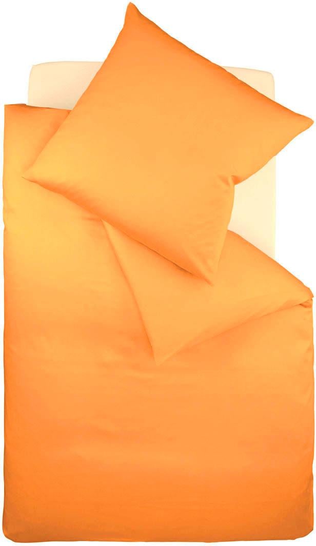 fleuresse Linge de lit »Colours in 135x200, 155x220 oder 200x200 cm« 2 cuis linge de lit 100% coton, uni, avec fermeture éclair