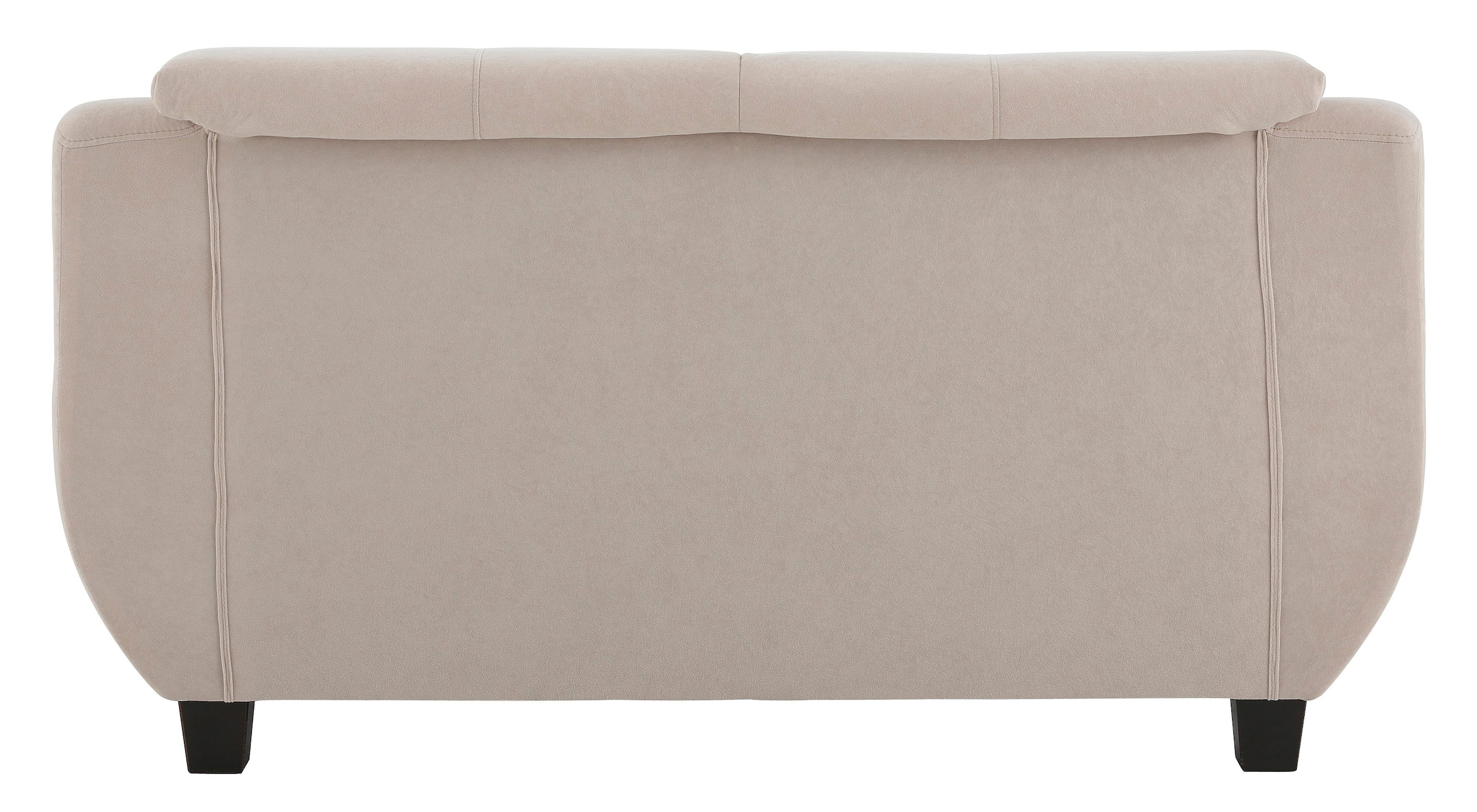 Home affaire 2-Sitzer »Yesterday Couch, B/T: 159/91 cm, belastbar bis 140kg/ Sitz« Microfaser, natur