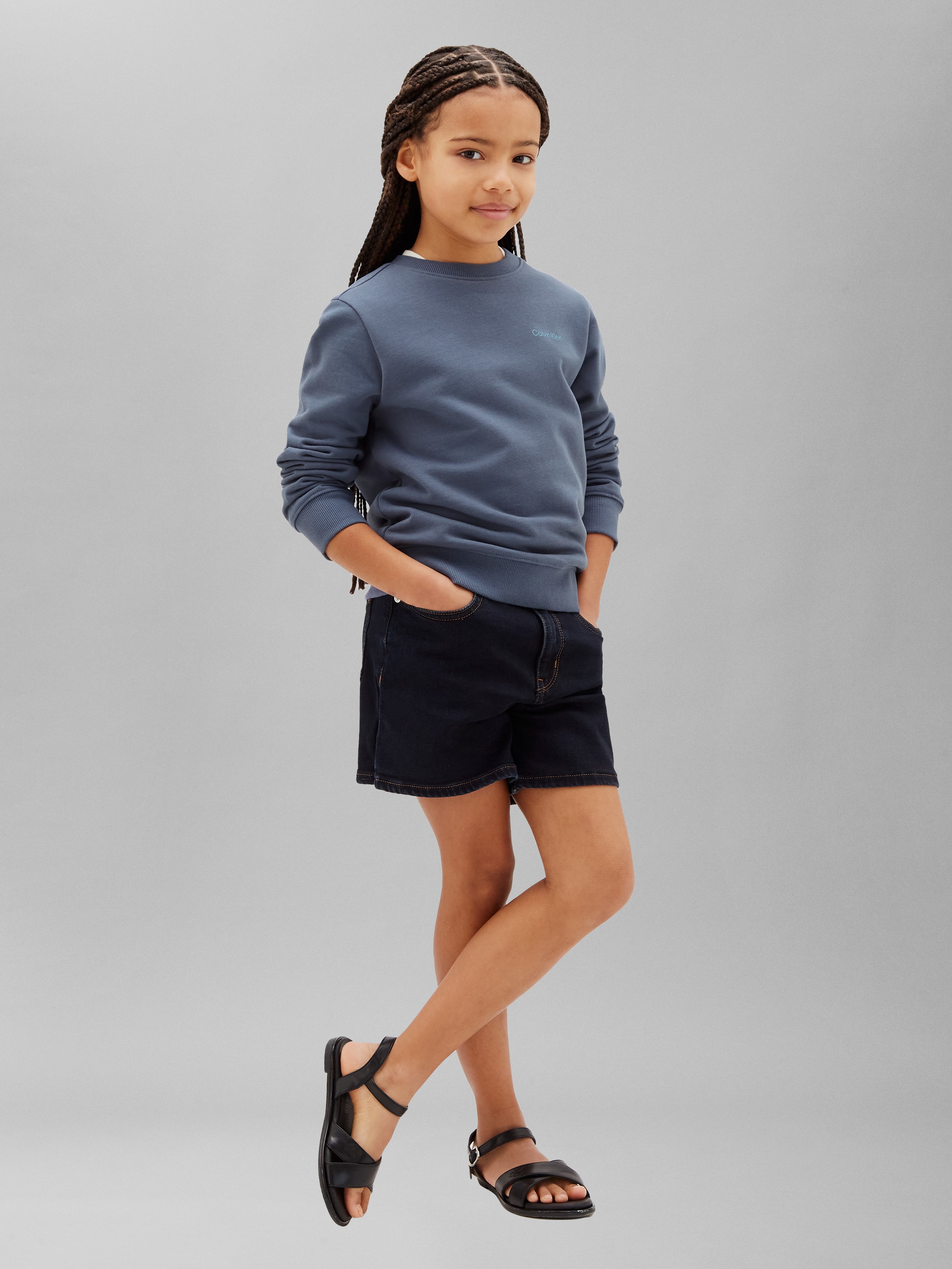 Calvin Klein Jeans Sweatshirt »SMALL CHEST LOGO REGULAR«, Regular fit, Logoschriftzug
