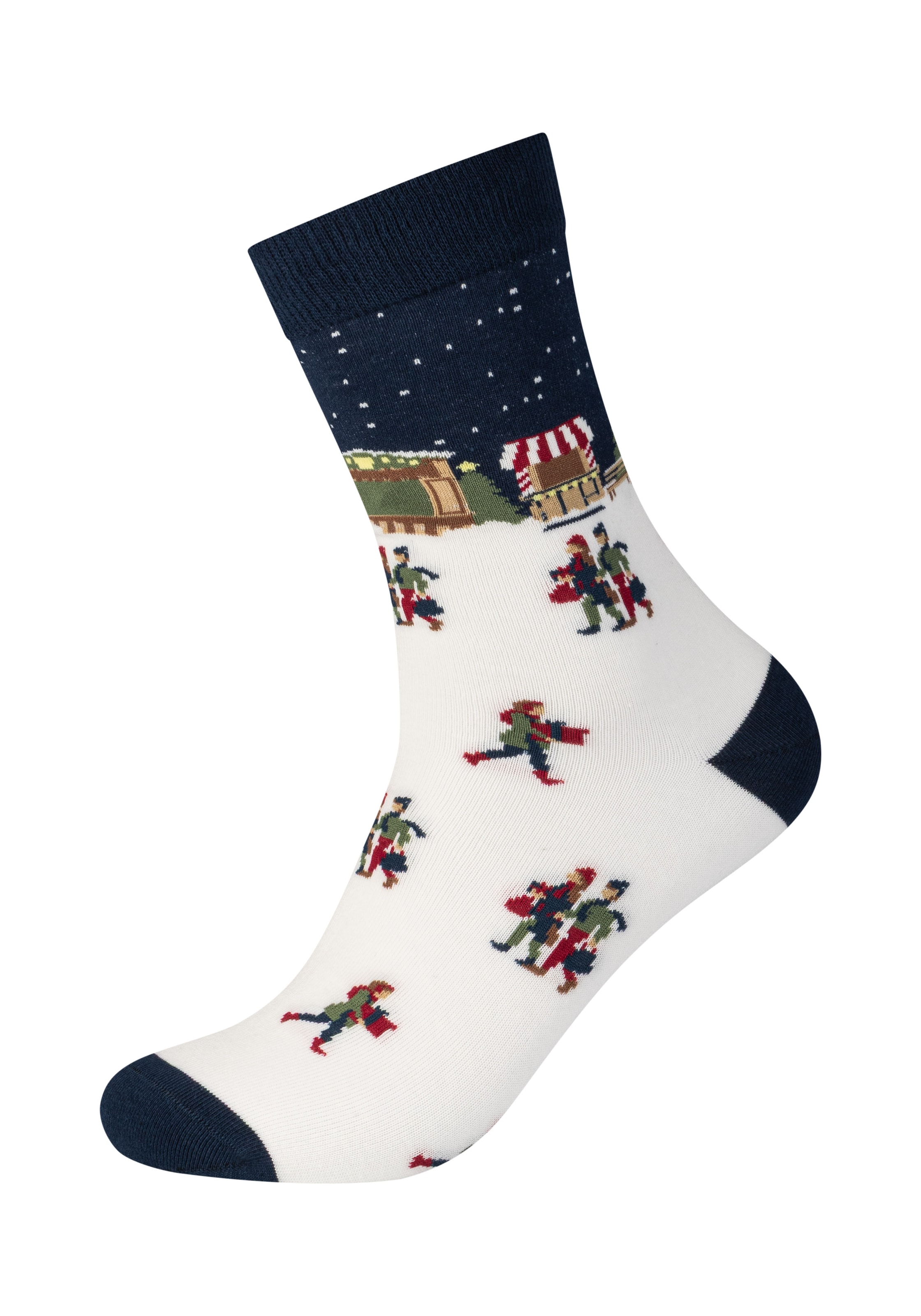Flip Sox Chaussettes 12 paires,  mit Motivsocken, aus gekämmter Baumwolle