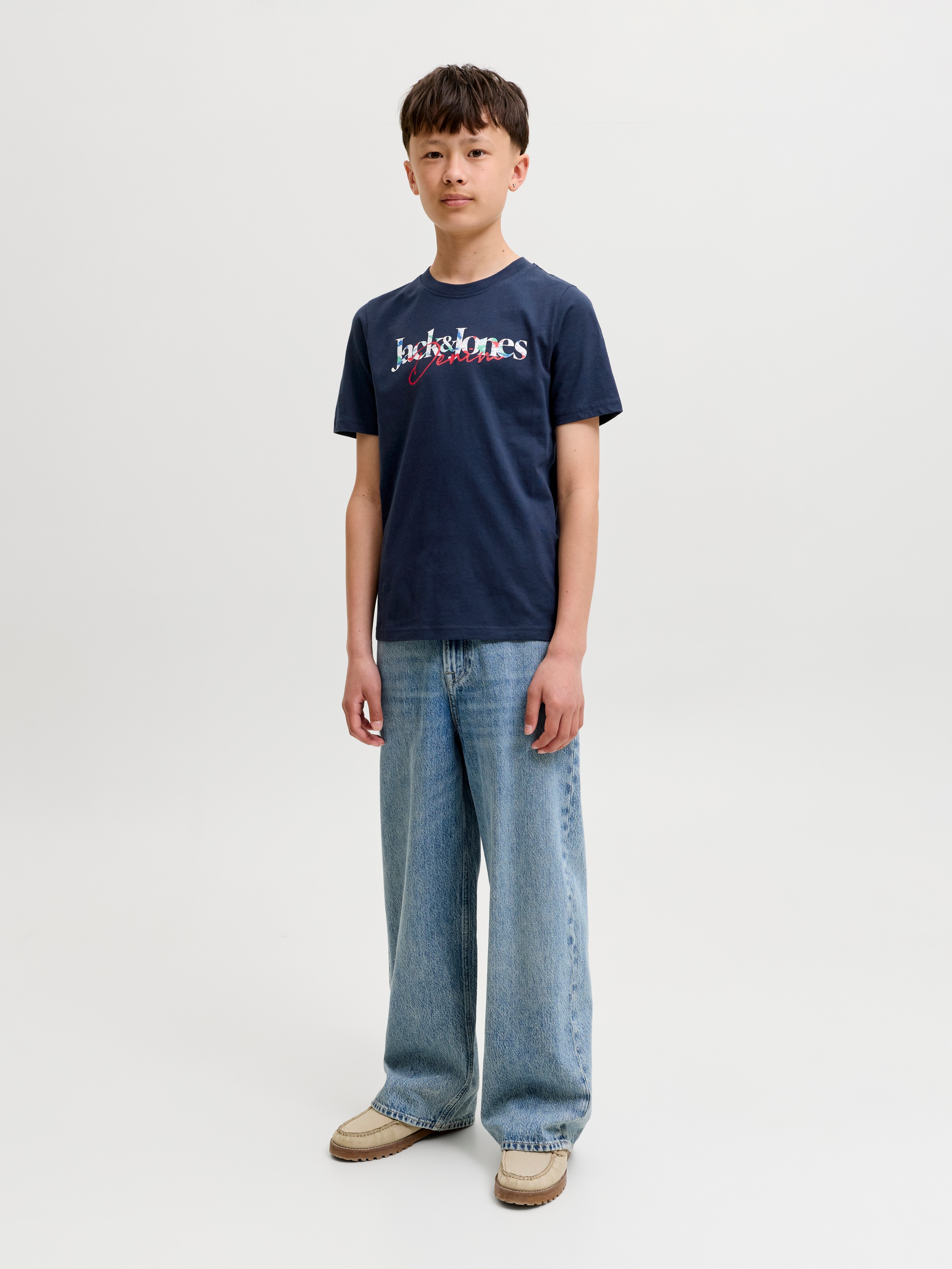 Jack & Jones Junior Rundhalsshirt »JJTOM TEE SS CREW NECK SN JNR« Baumwolle, regular fit