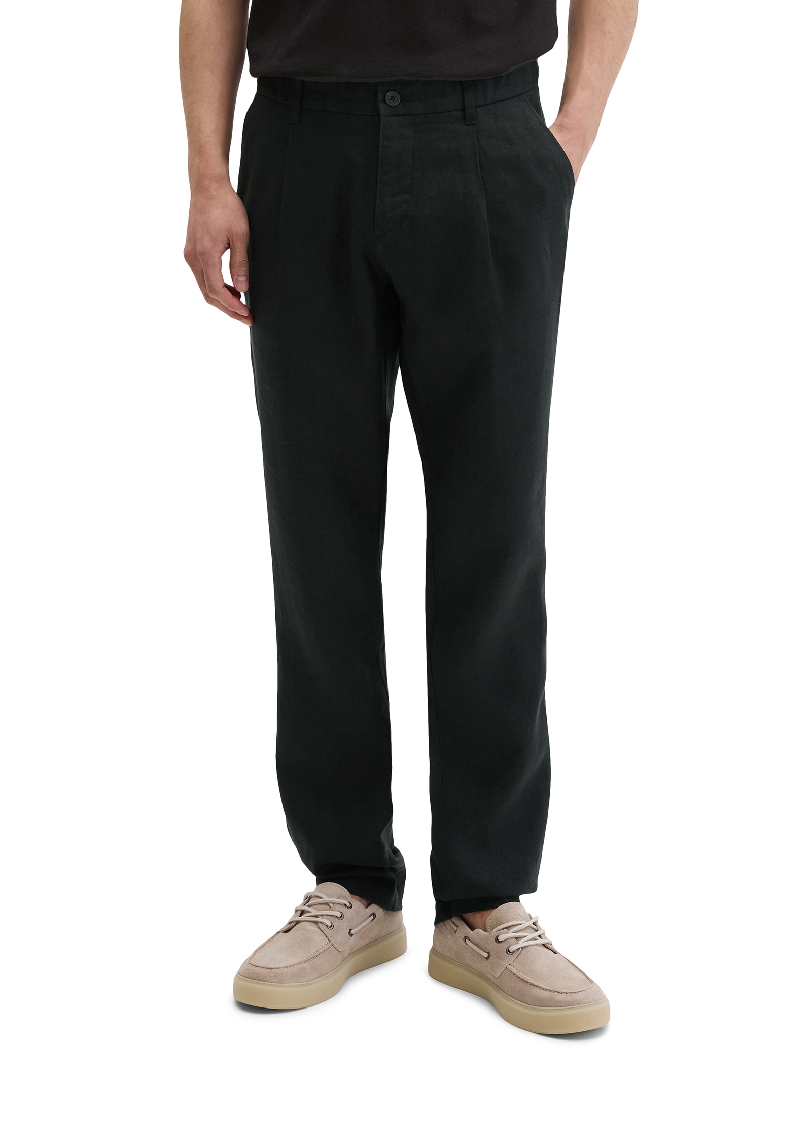Marc O'Polo Pantalon en lin »Osby jogger pleats«