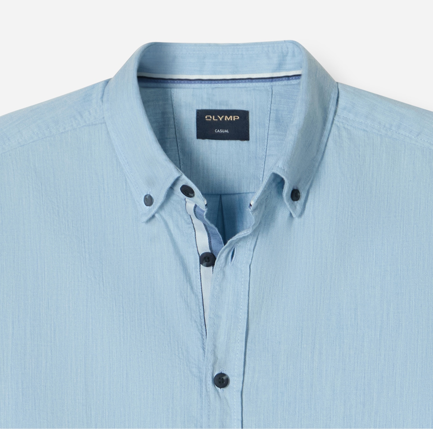 OLYMP Chemise à manches longues Regular Fit, Businesshemd, Button-down-Kragen, Feincord