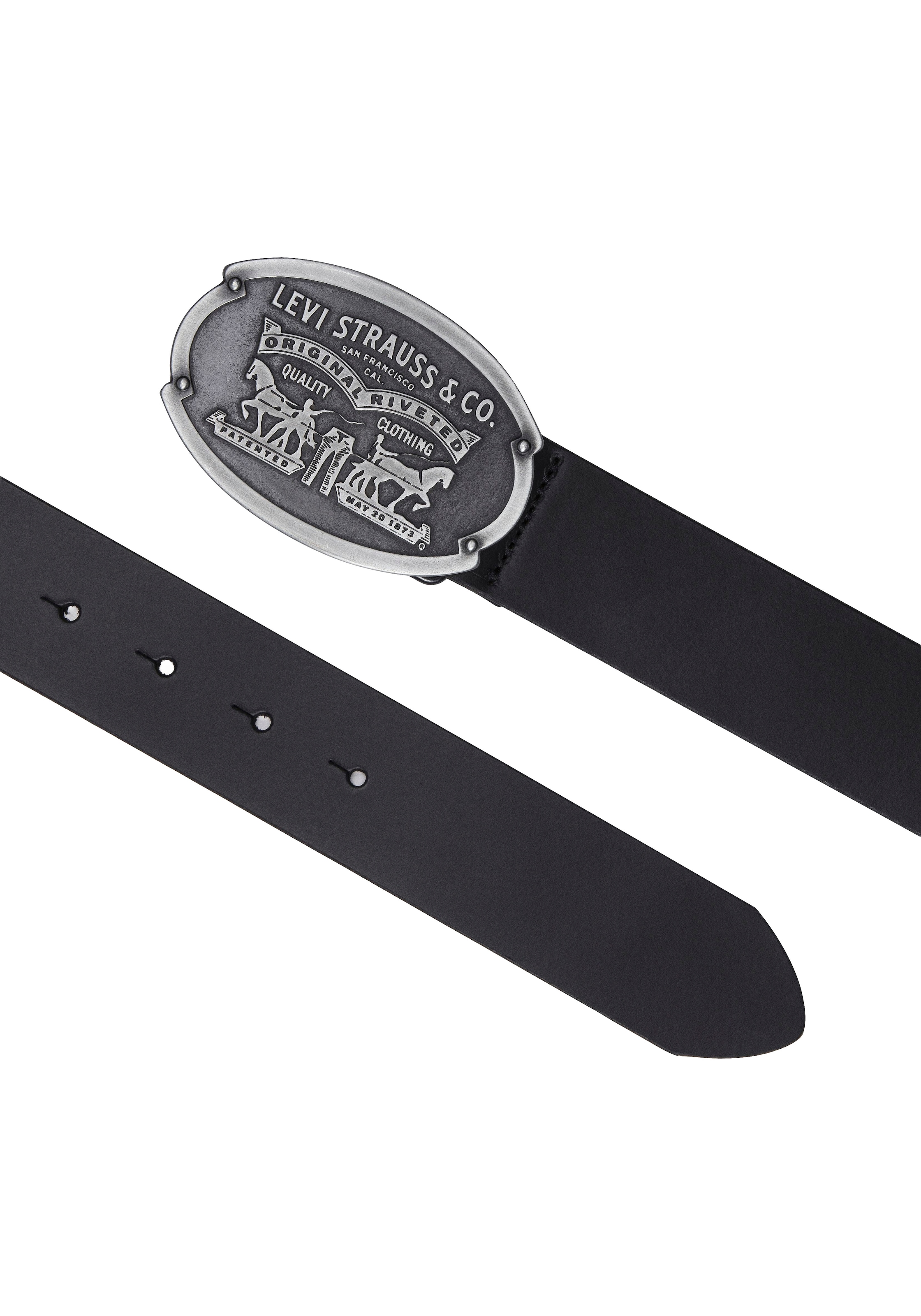 Levi's® Ceinture en cuir »Billy Plaque Belt« avec boucle de ceinture marquante