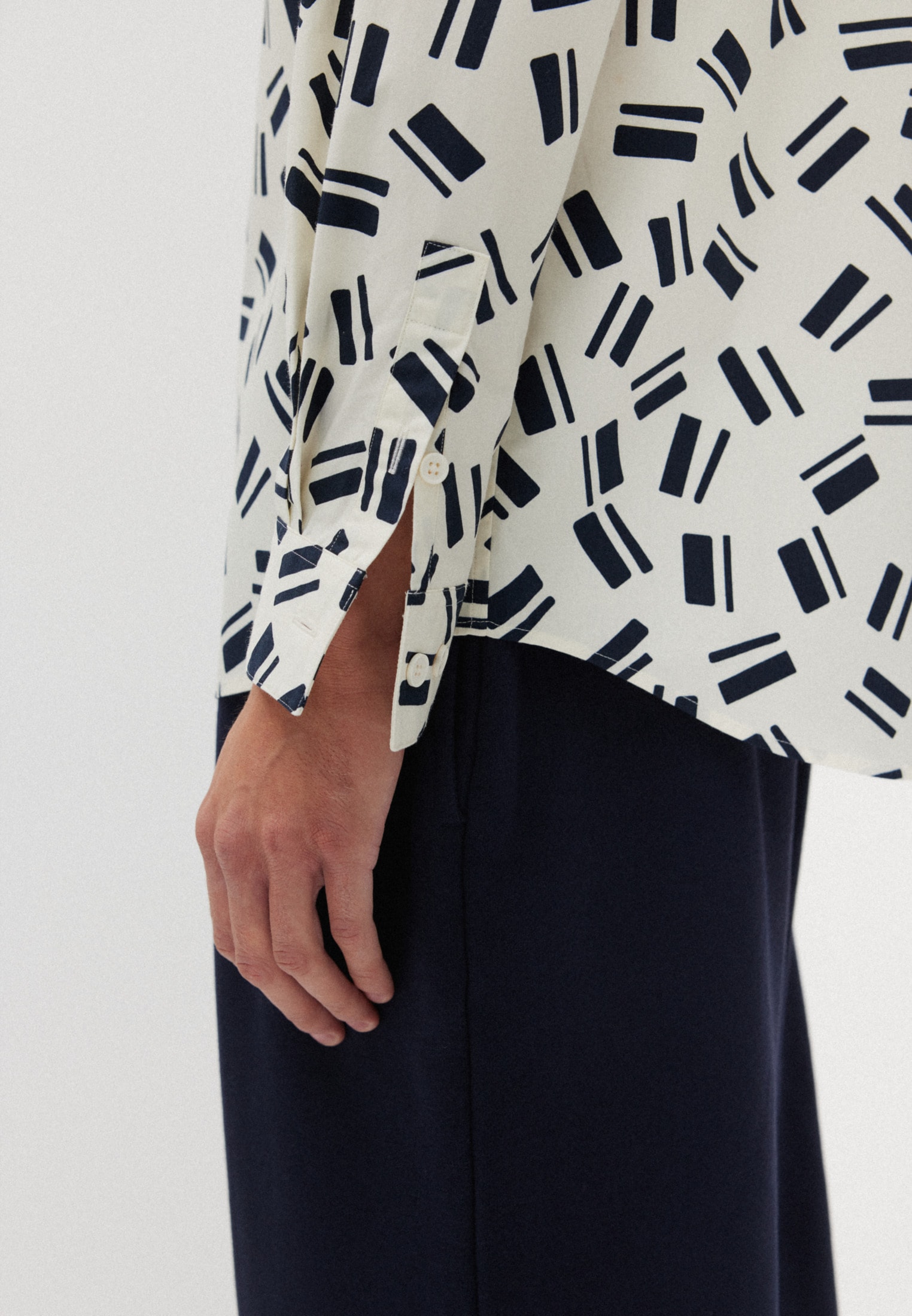 studio seidensticker Businesshemd »Studio« Regular Langarm Kentkragen Druck