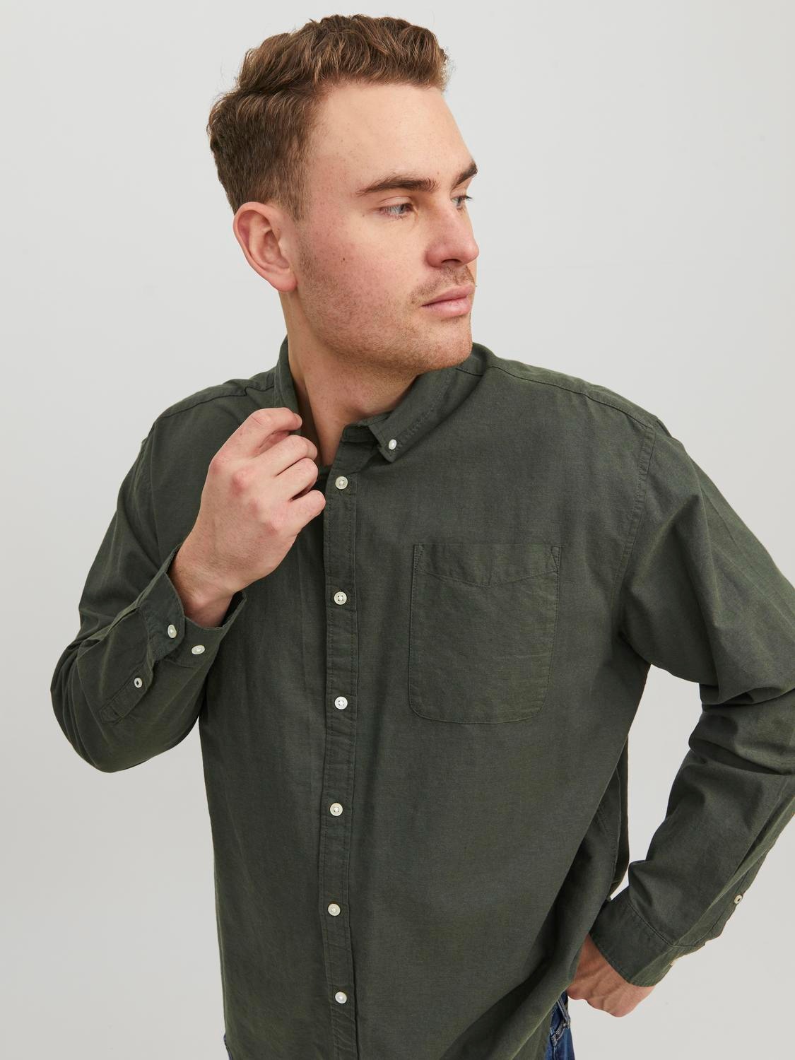 Jack & Jones PlusSize Chemise à manches longues »JJ JJEOXFORD SHIRT L/S«