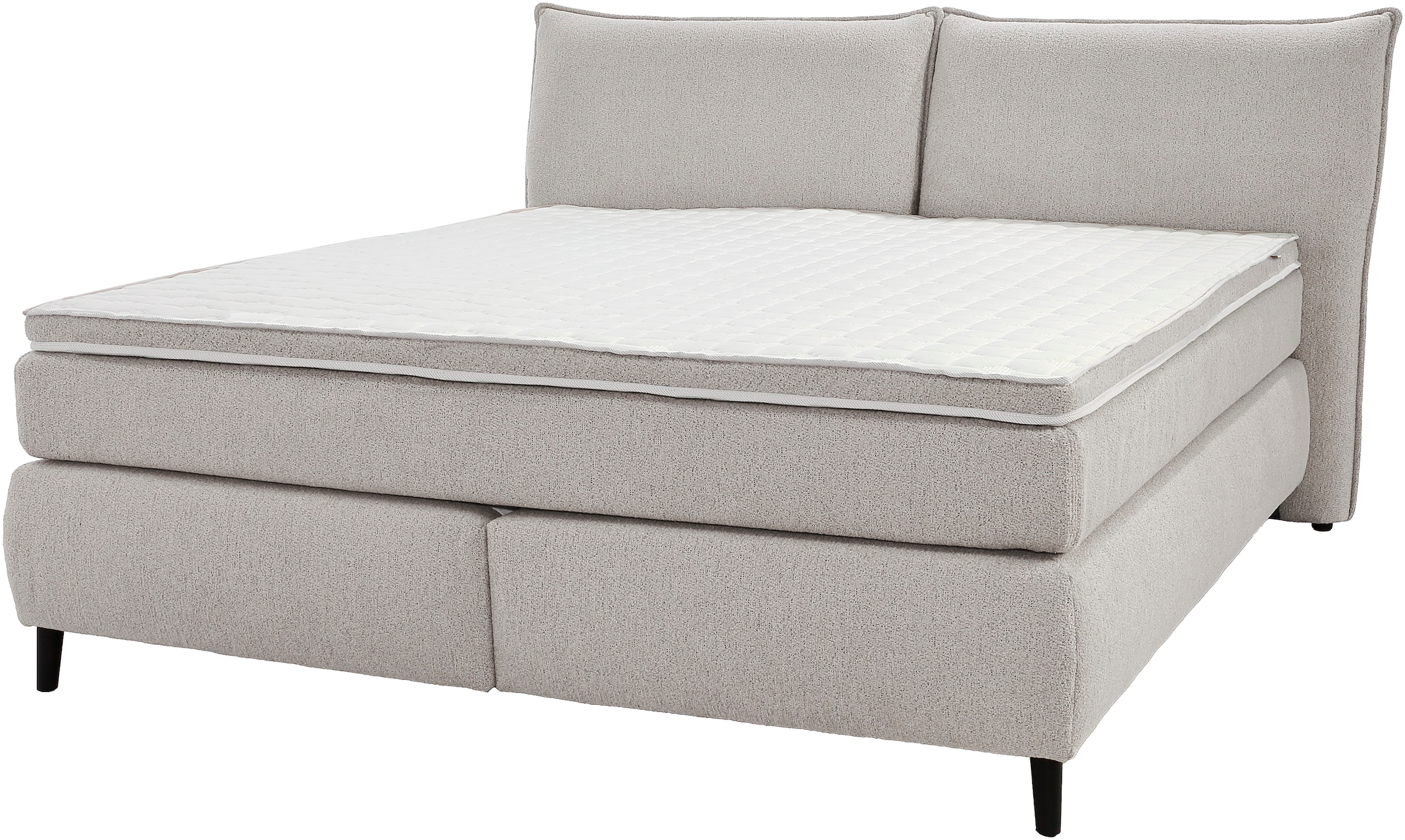 Jockenhöfer Gruppe Lit boxspring »Hacienda, Breite 180cm ,erhältlich in verschiedenen Farben« matelas TTFK 7 zones, surmatelas KS, différents degrés de fermeté au choix