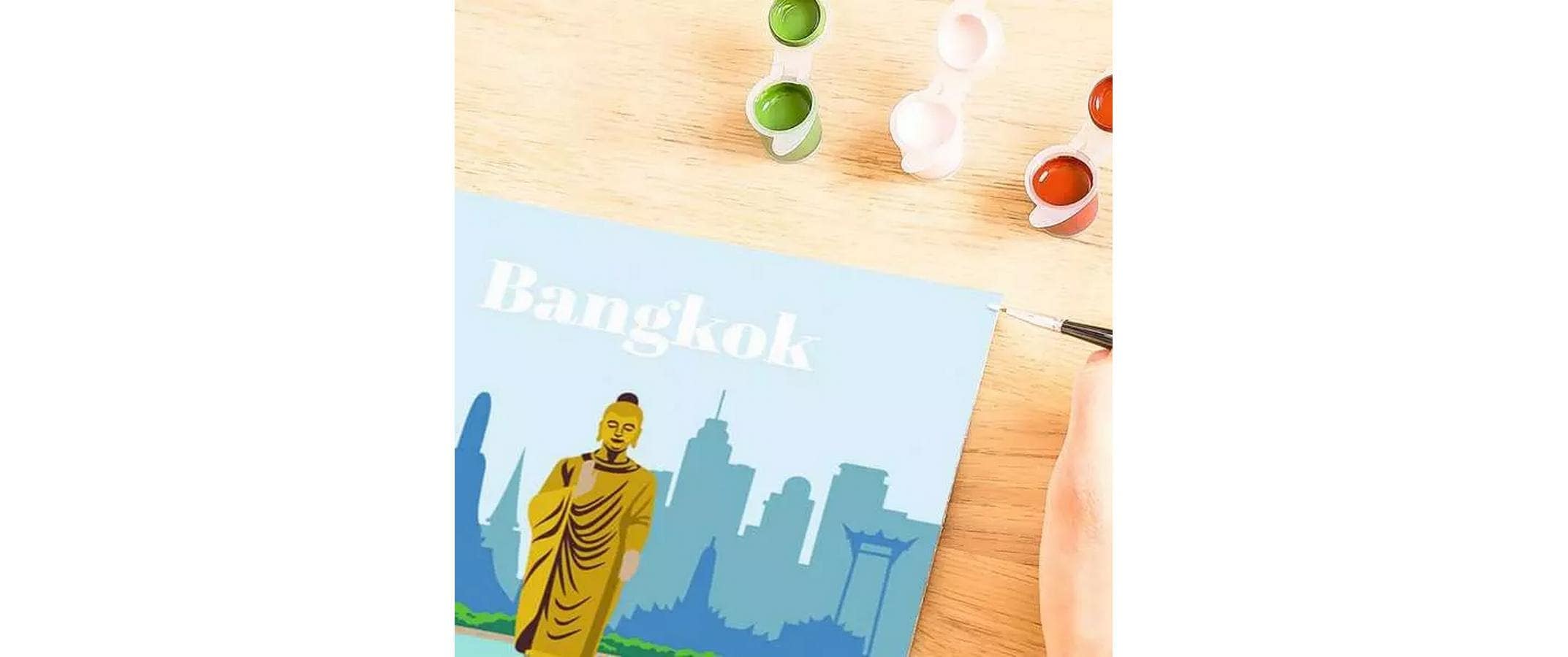 Ravensburger Malen nach Zahlen »CreArt Citys Farbenfrohes Bangkok«