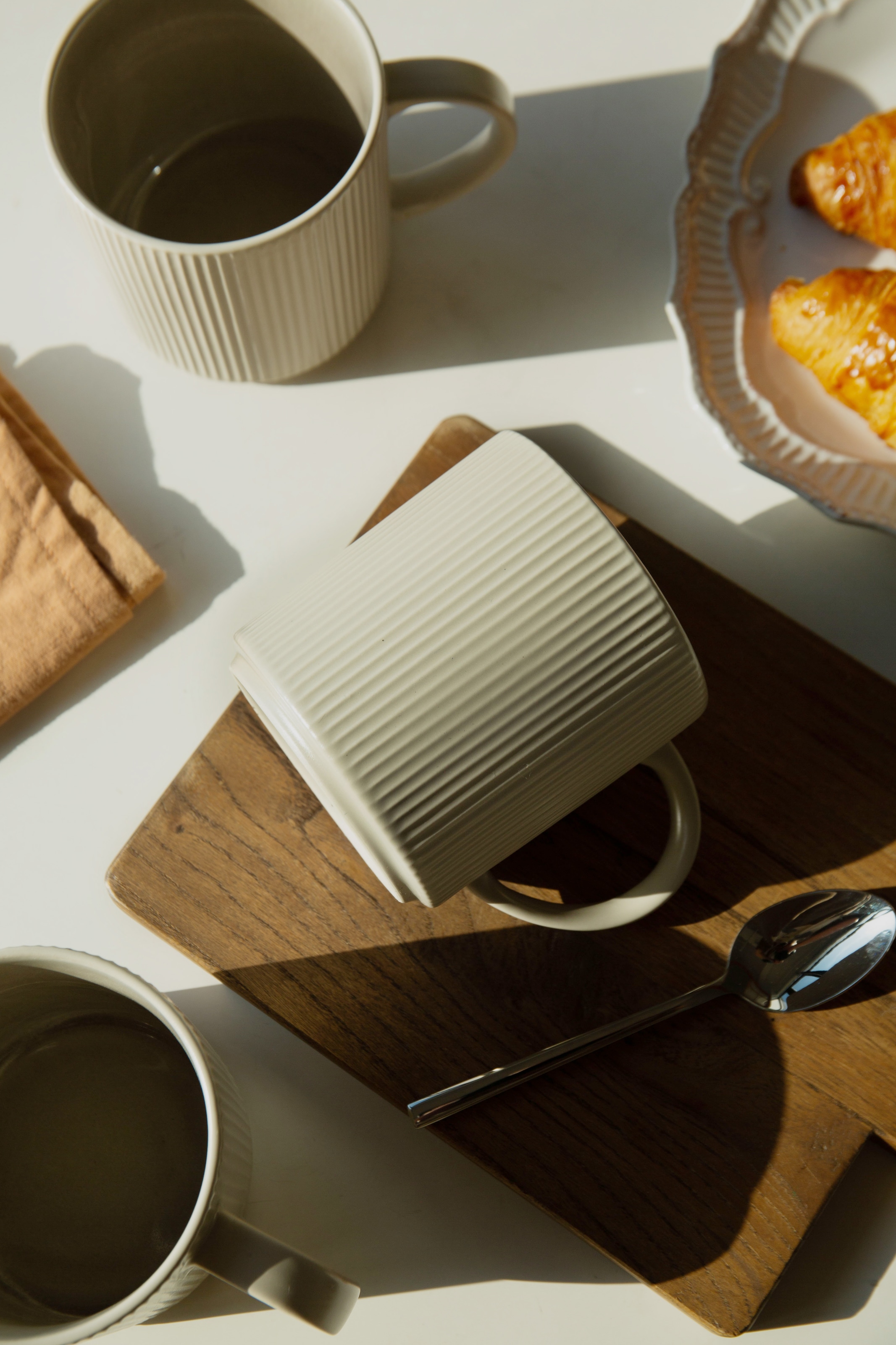 GOODproduct Becher »Kaffeebecher Ylvii, 6er Set« spülmaschinenfest und mikrowellengeeignet, 460 ml