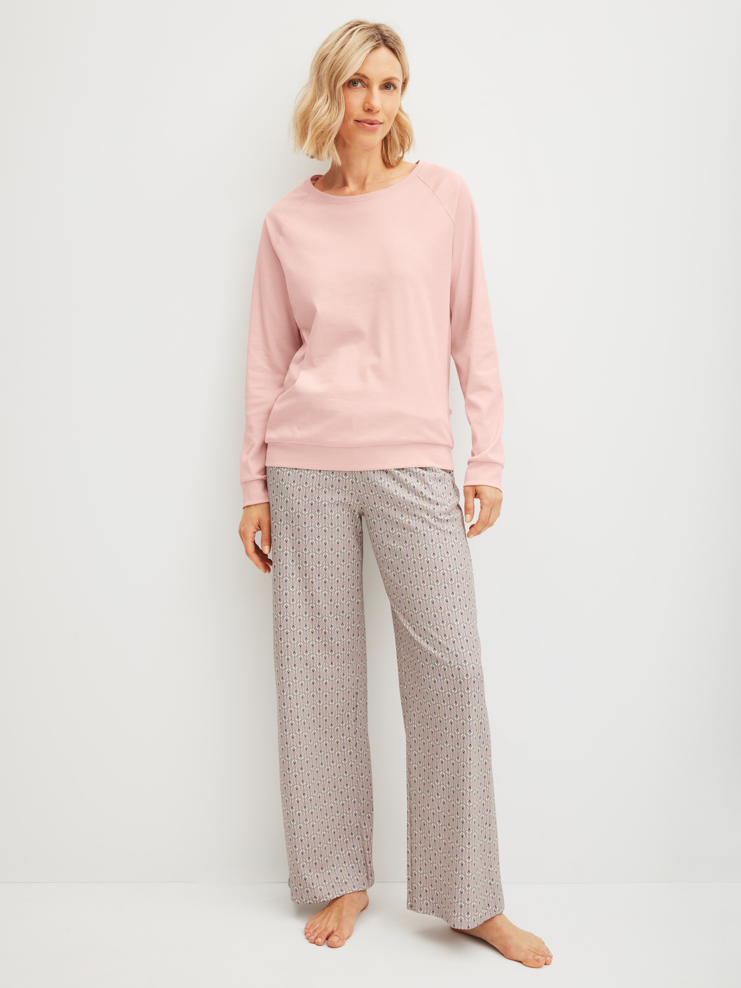 CALIDA Pantalon de pyjama »Favourites Arts«  avec poches latérales et qualité interlock douce