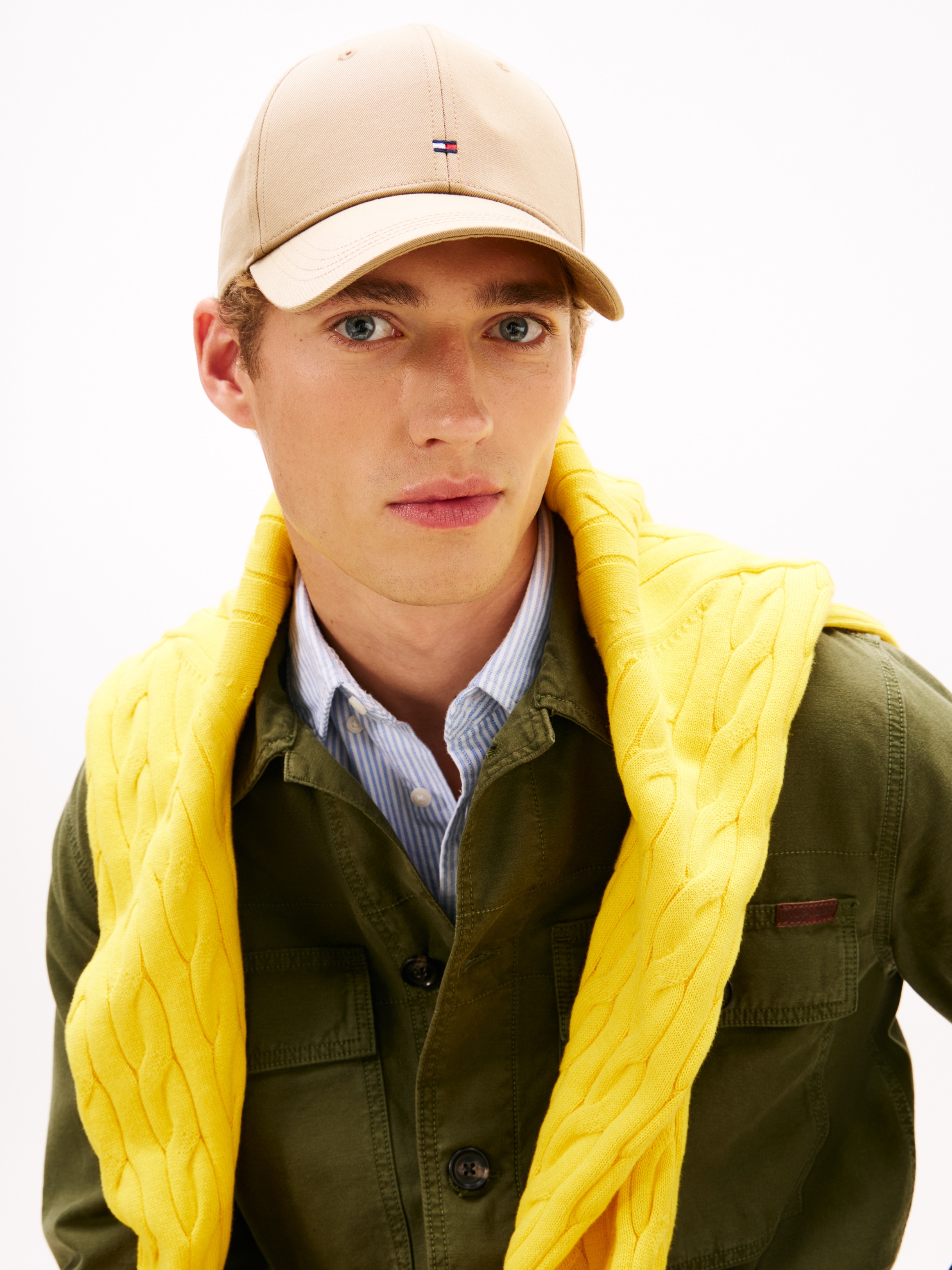 Tommy Hilfiger Baseball Cap »TH FLAG COTTON 6 PANEL CAP« Klemmverschluss, Logoprägung UNISEX