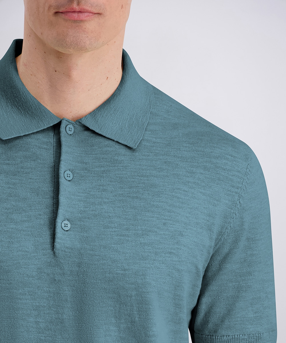 Pierre Cardin Poloshirt »Polo Strick« Regular Fit, Kurzarm, 3-Knopf-Form