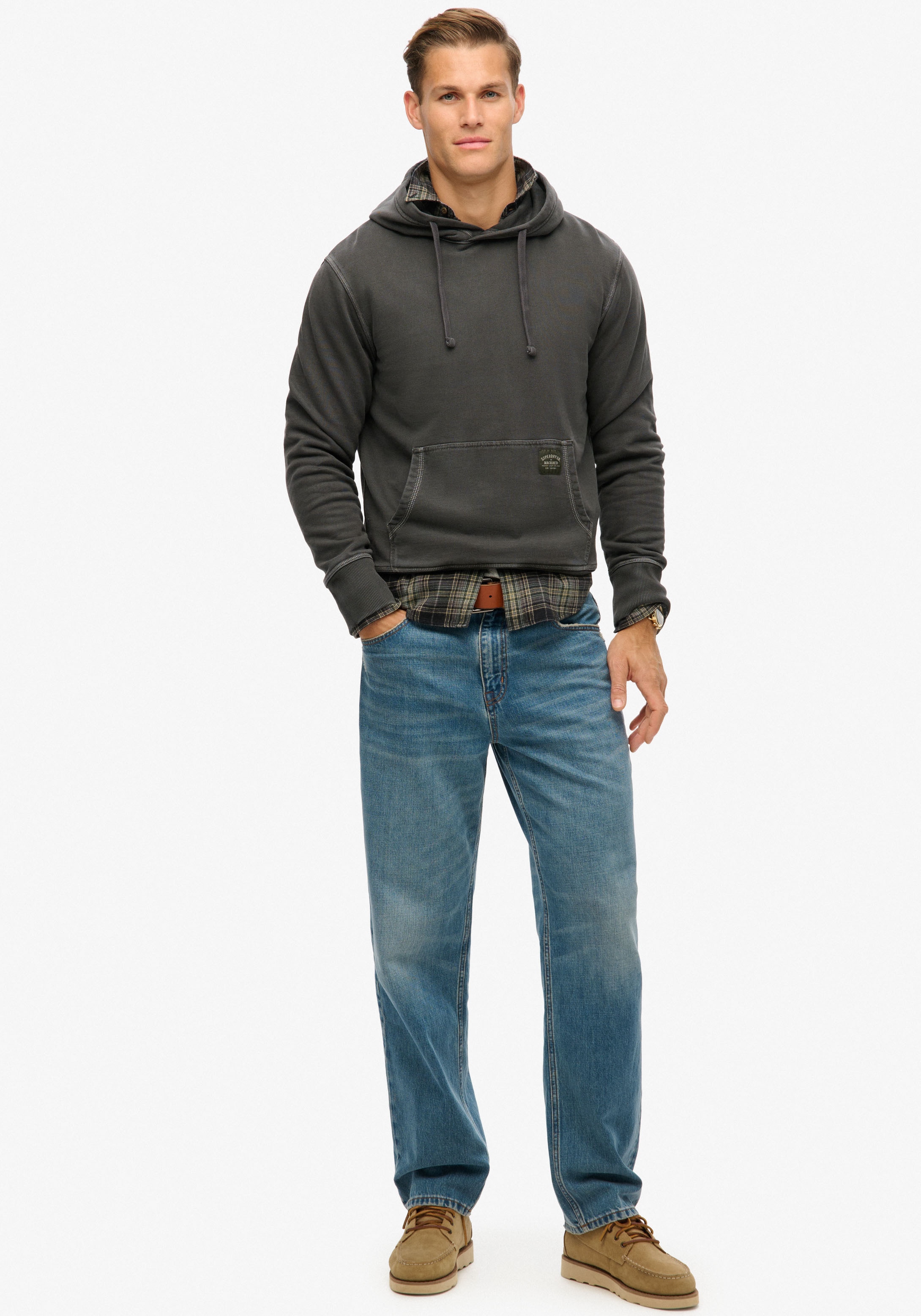 Superdry Kapuzensweatshirt »CONTRAST STITCH RELAXED HOODIE«
