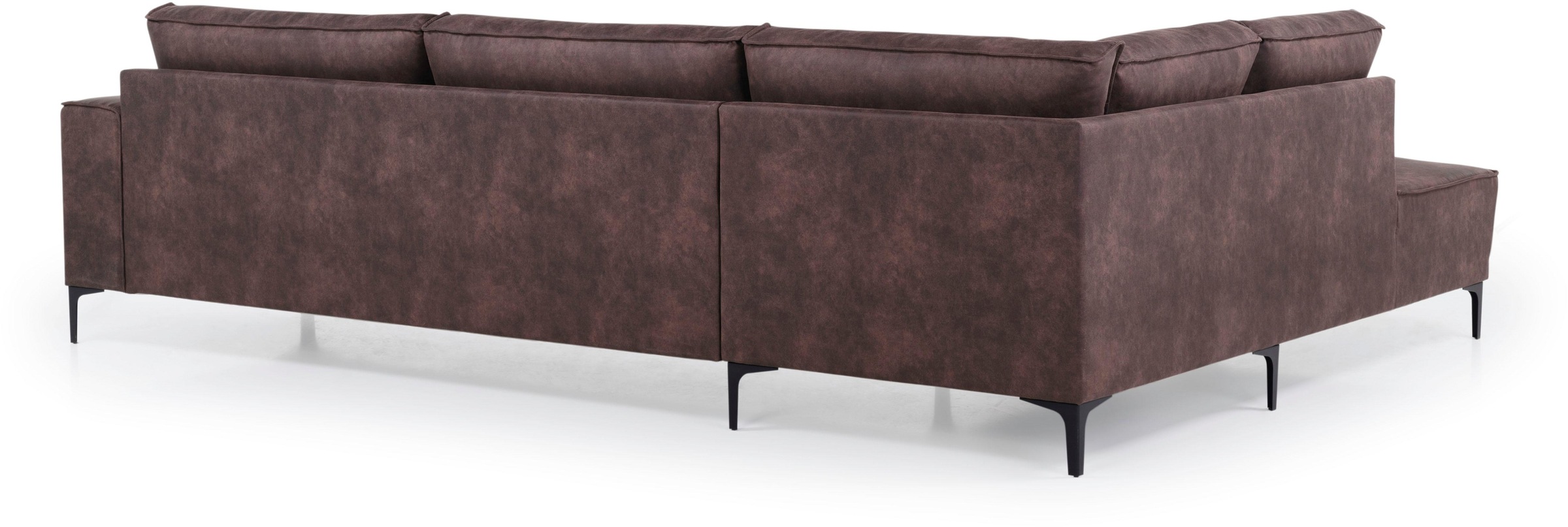 GOODproduct Ecksofa »OLAND Luxus-Microfaser L-Form, B: 289 cm, Skandi-Design« Struktur, Flachgewebe, Luxus-Microfaser, Boucle
