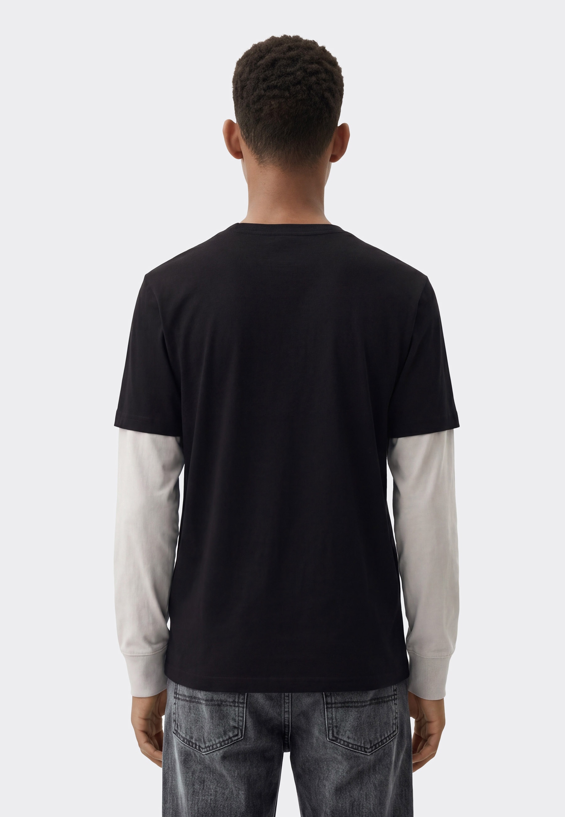 Champion Langarmshirt »SPORTWEAR LONG SLEEVE Standard Fit« für Kinder, mit Rundhalsausschnitt, aus Baumwolle, normale Länge