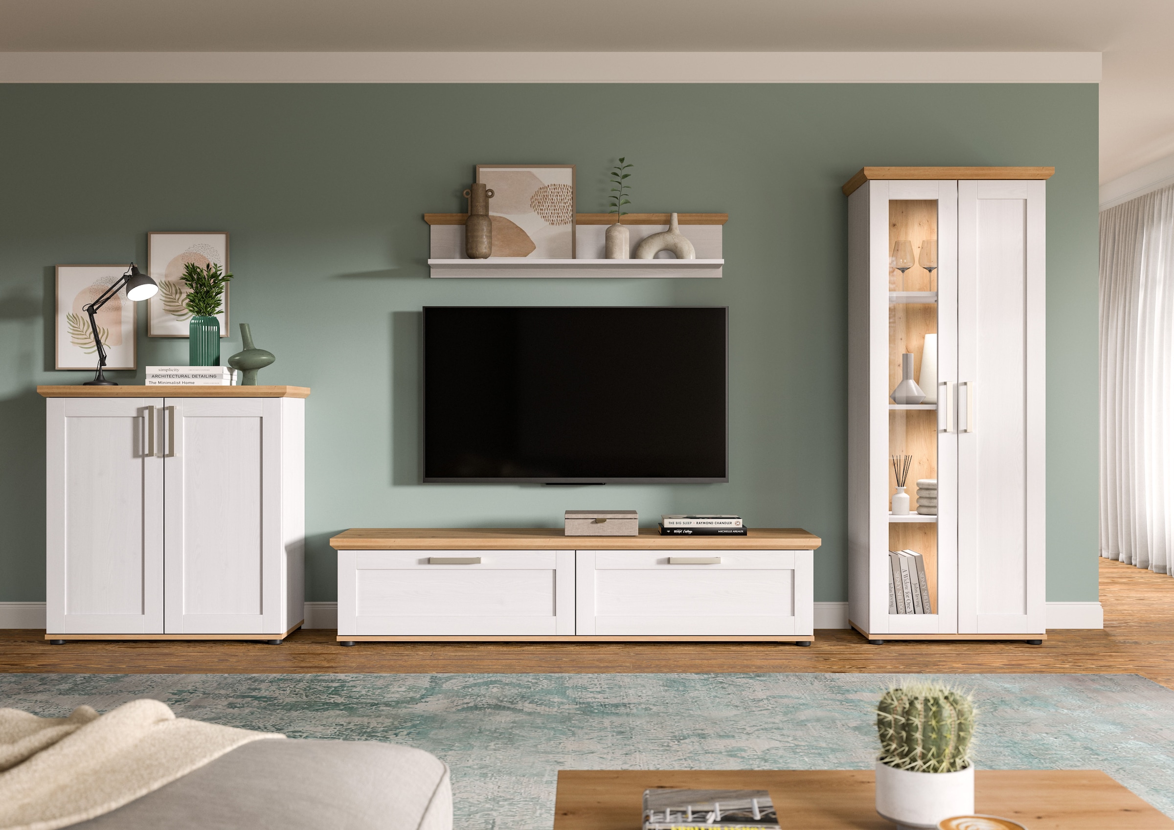 Home affaire Wohnwand »Cosenza« Set, 4 Stk. tlg.