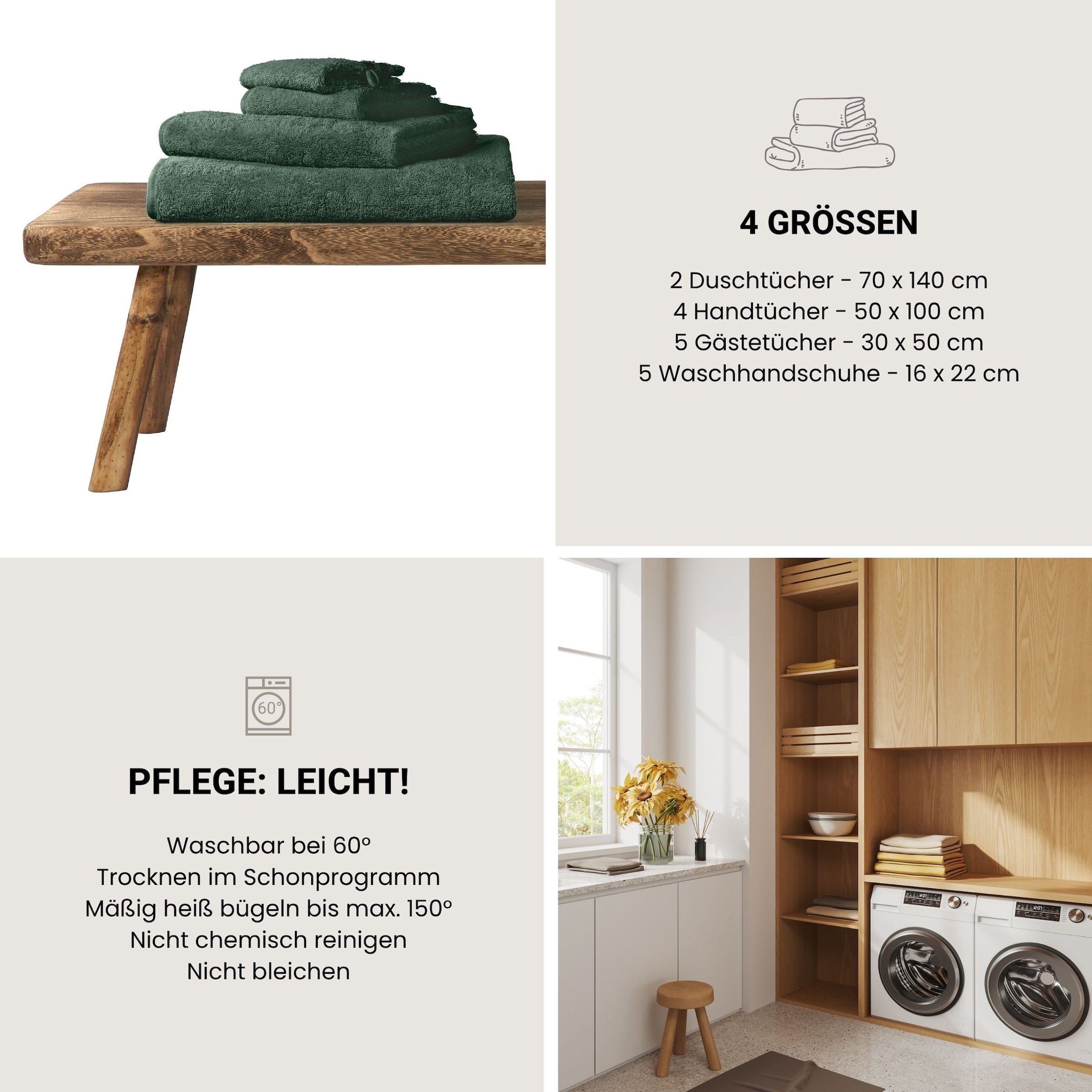 Schiesser Serviettes »Skyline Color aus 100 % Baumwolle mit eleganter Streifenbordüre« MADE IN GREEN by OEKO-TEX®