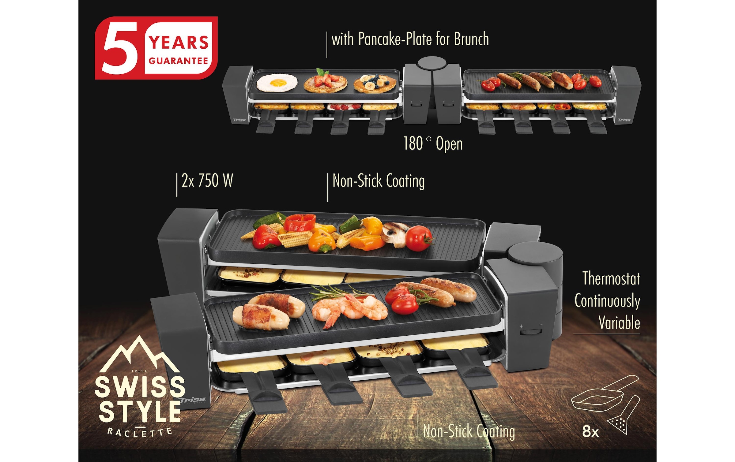 Trisa Raclette »& Brunch« 1.200 W