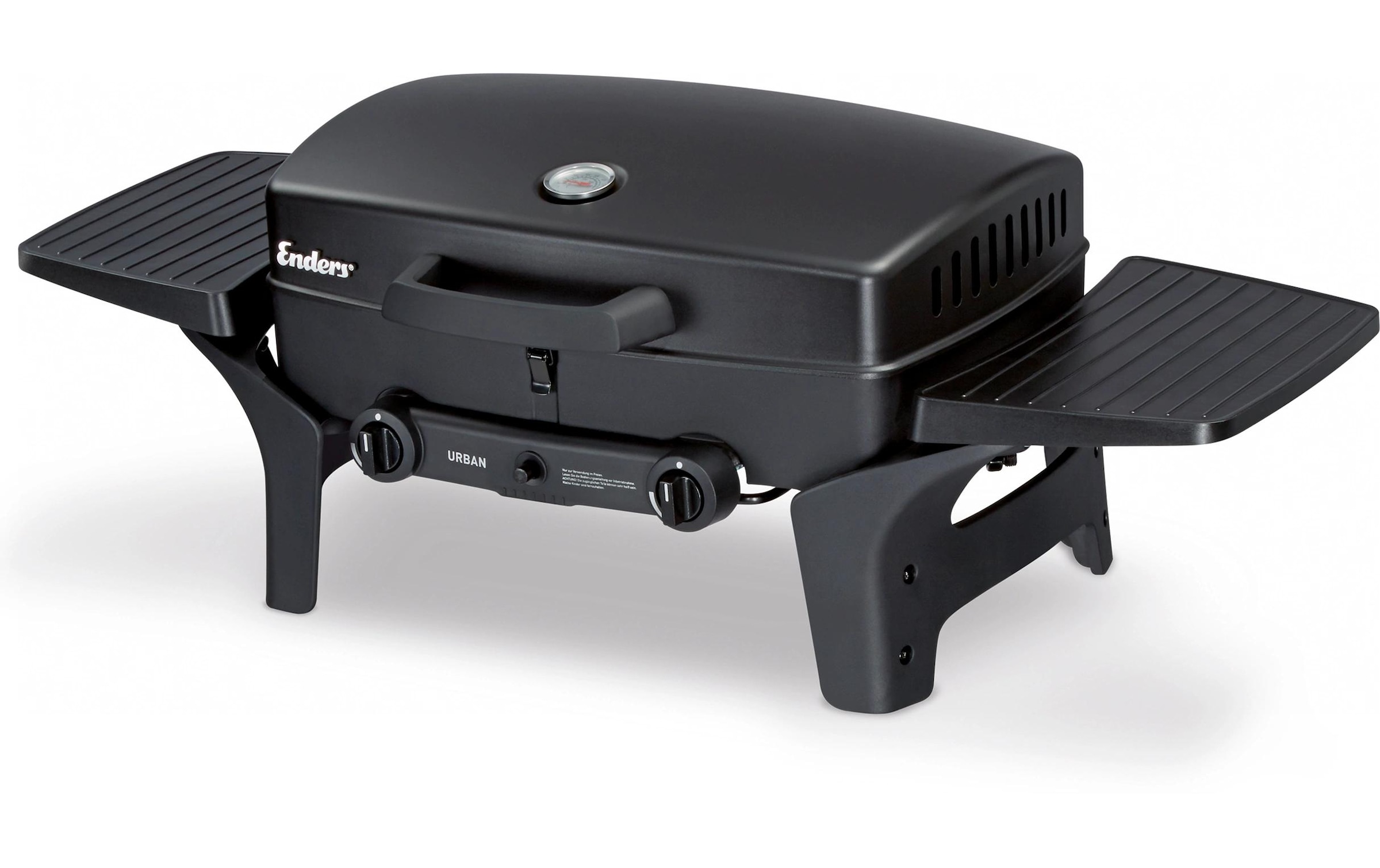 Enders® Barbecue à gaz »Urban« Mobiler Gasgrill mit 2-Brenner für Grillen, Kochen und Backen