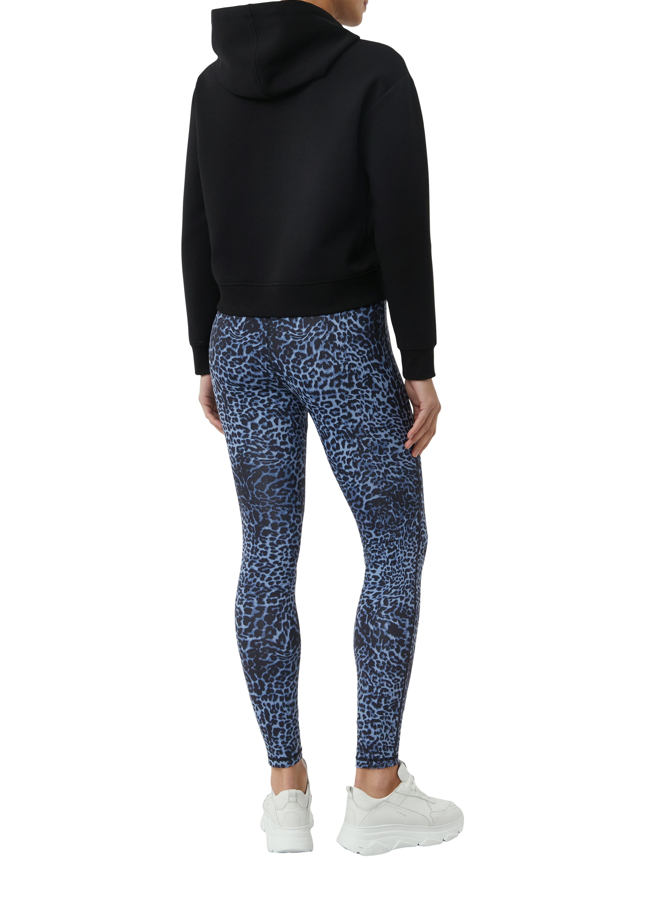 comma casual identity Kapuzensweatshirt , cropped, casual, mit Kapuze, Baumwollmischung
