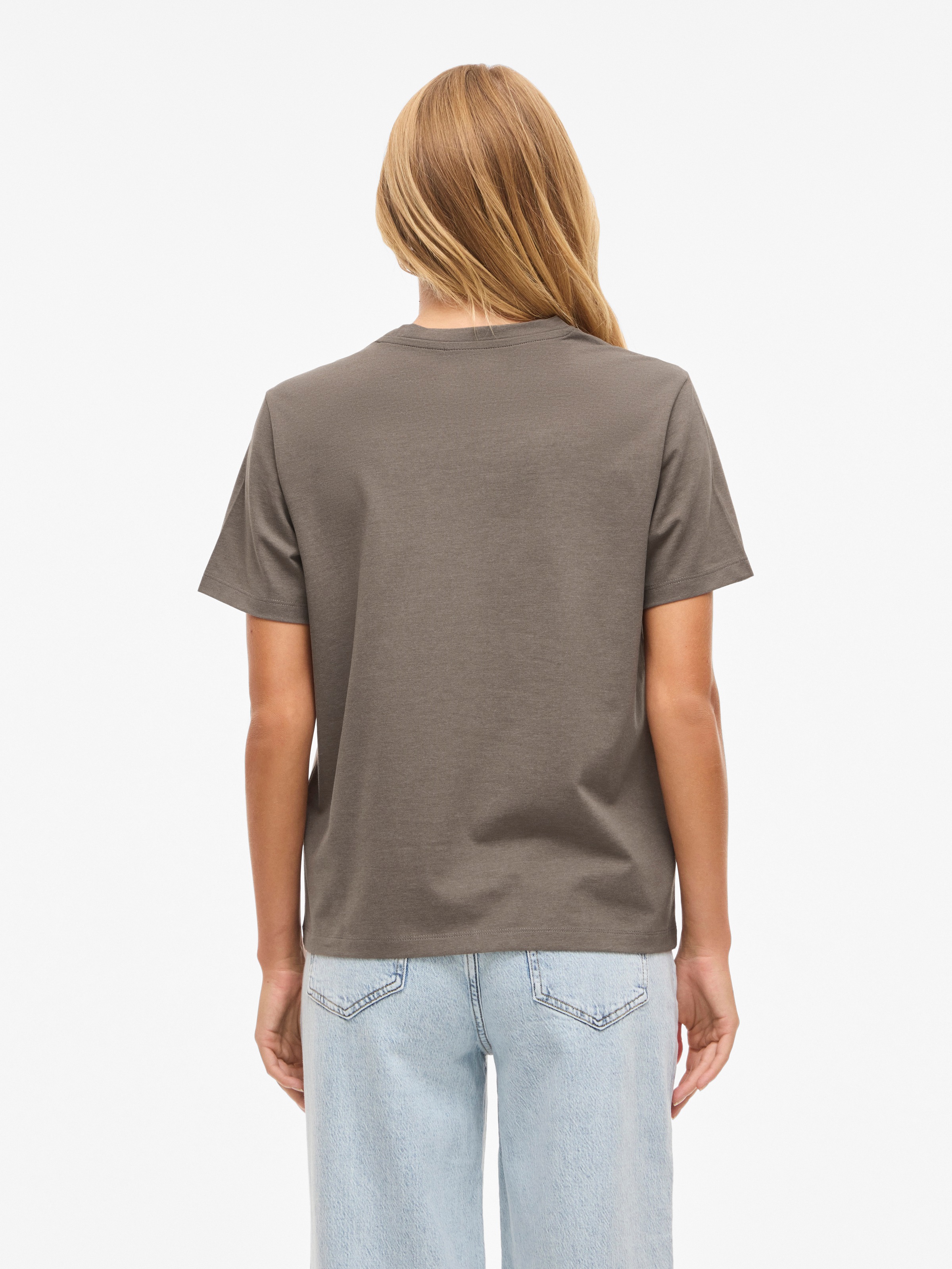 Vila »VINORA S/S T-SHIRT - NOOS« Baumwollmischung, regular fit