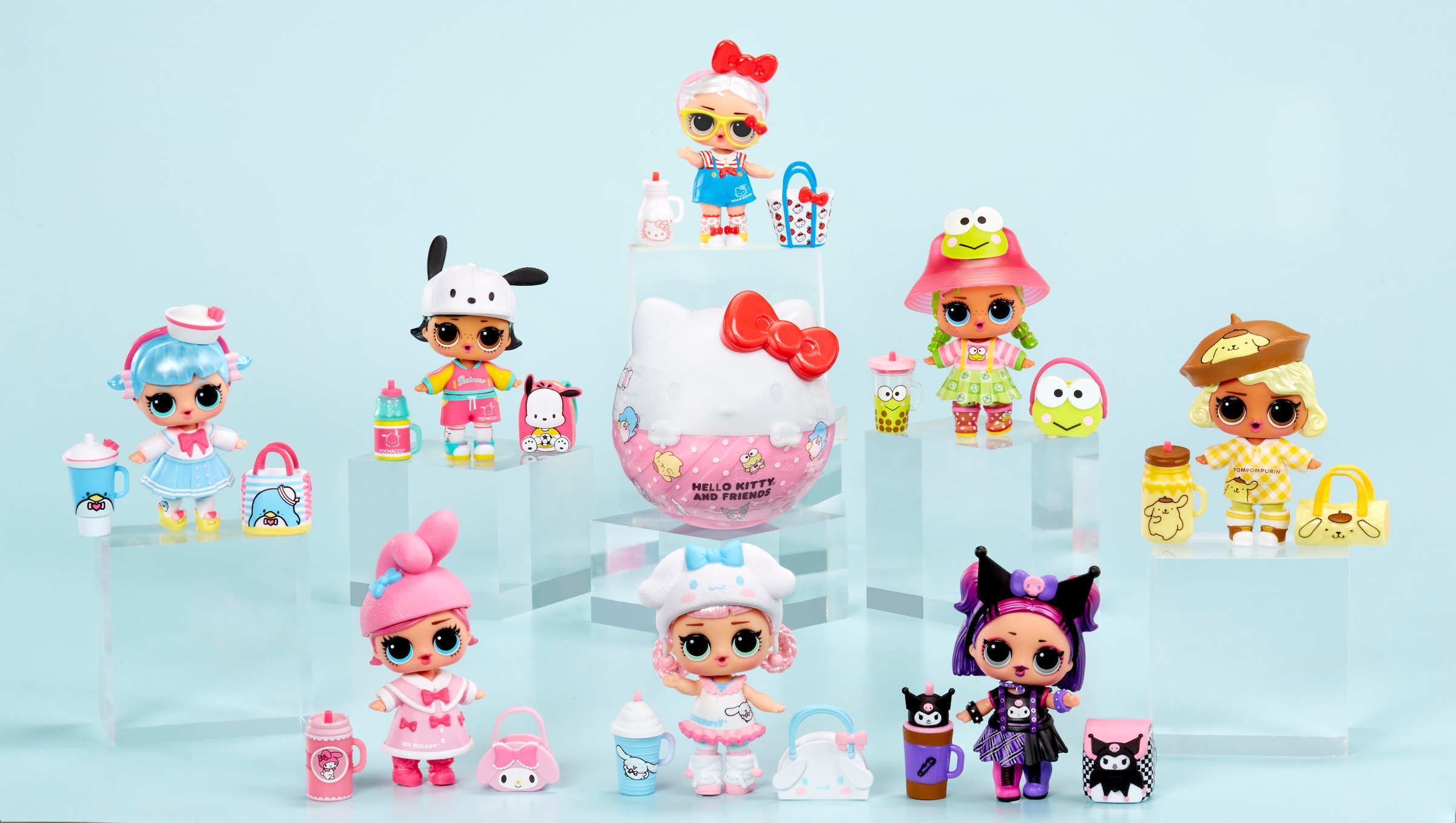 L.O.L. SURPRISE! Poupée à habiller »L.O.L. Surprise Loves Hello Kitty & Friends Tots Core Characters« sortierte Lieferung
