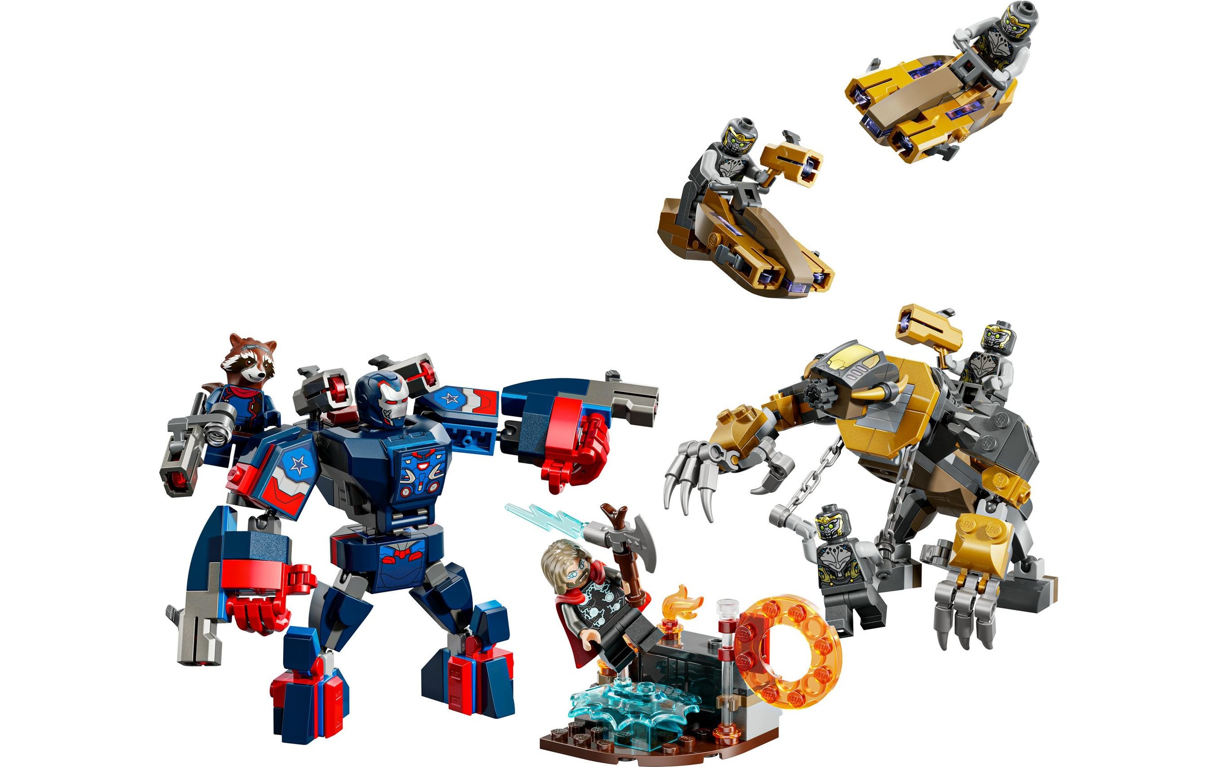 LEGO® Spielbausteine »LEGO® Marvel Avengers: Endgame Thor vs. Chitauri 76322«