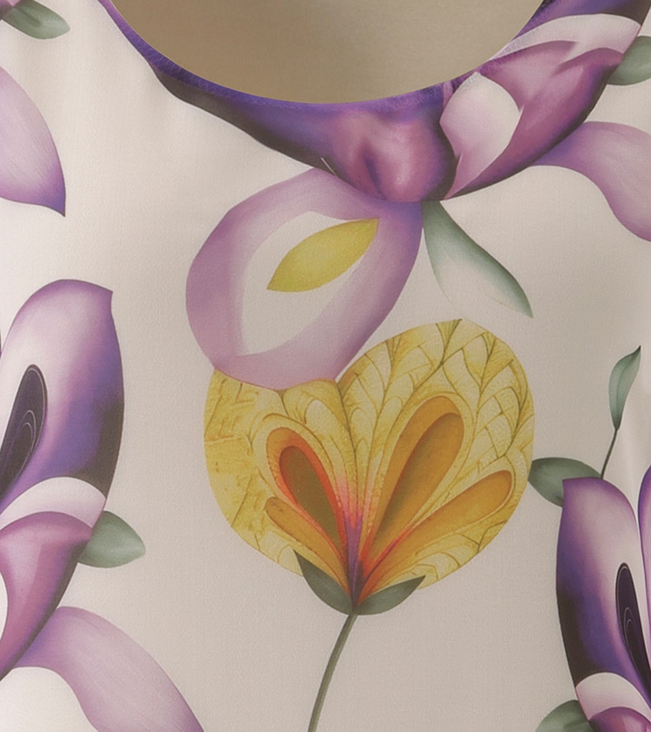 Aniston SELECTED Robe en mousseline de soie aus zartem Chiffon und gefüttert - NEUE KOLLEKTION