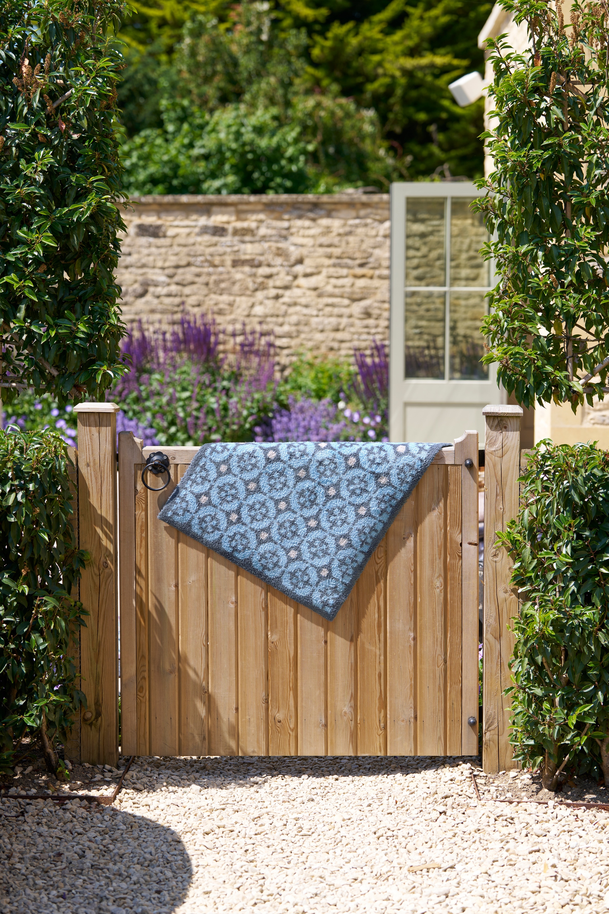 Turtle Mat Tapis de sol »Parterre Blue« Rectangulaire 9 mm Höhe