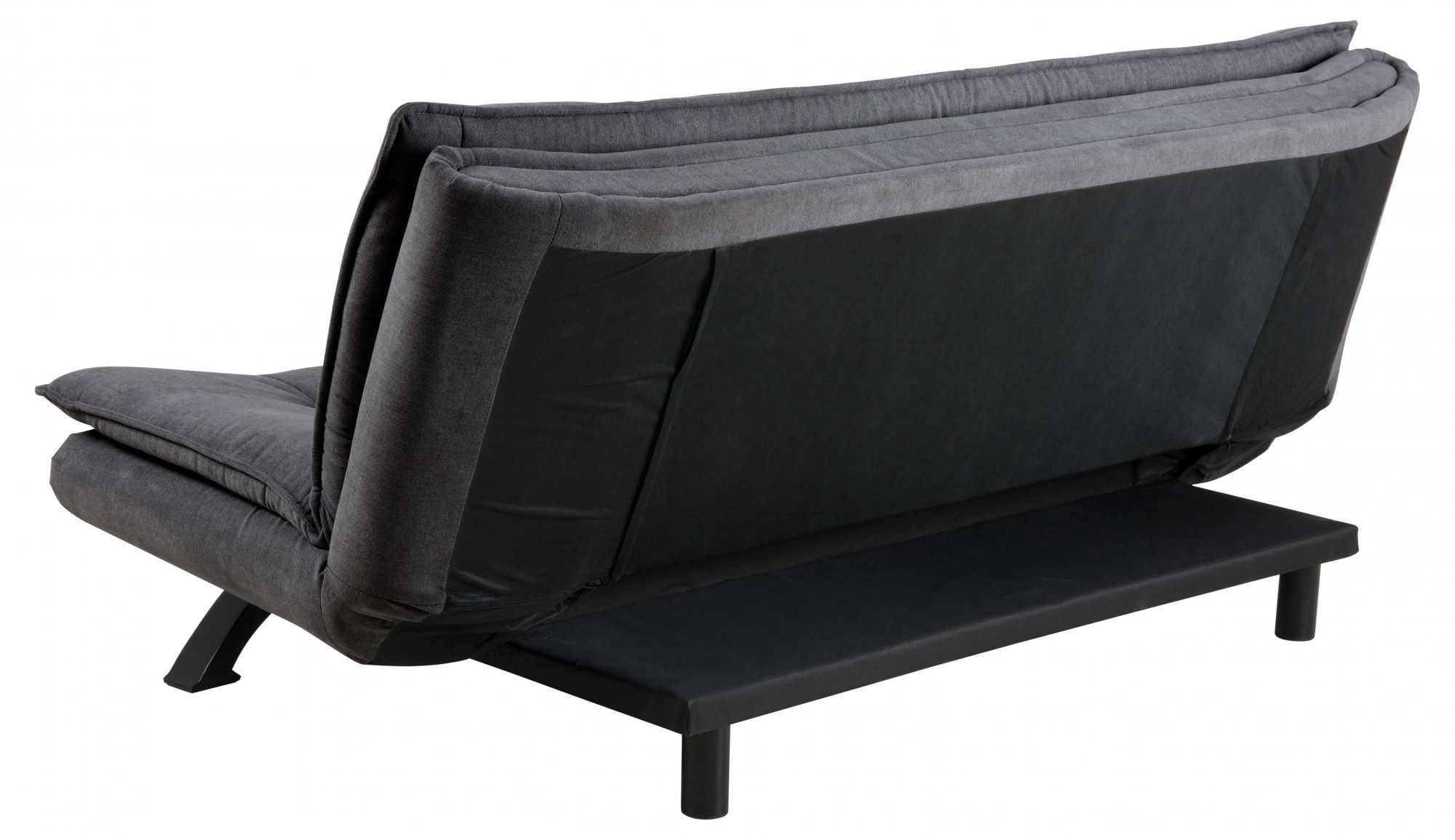 ACTONA GROUP Canapé-lit »VANBY Couch, Gästebett,  Liegesofa mit Microfaserbezug, Schlaffunktion« canapé-lit, gris, tissu, acier, fonction Click & Clack, largeur : 196 cm