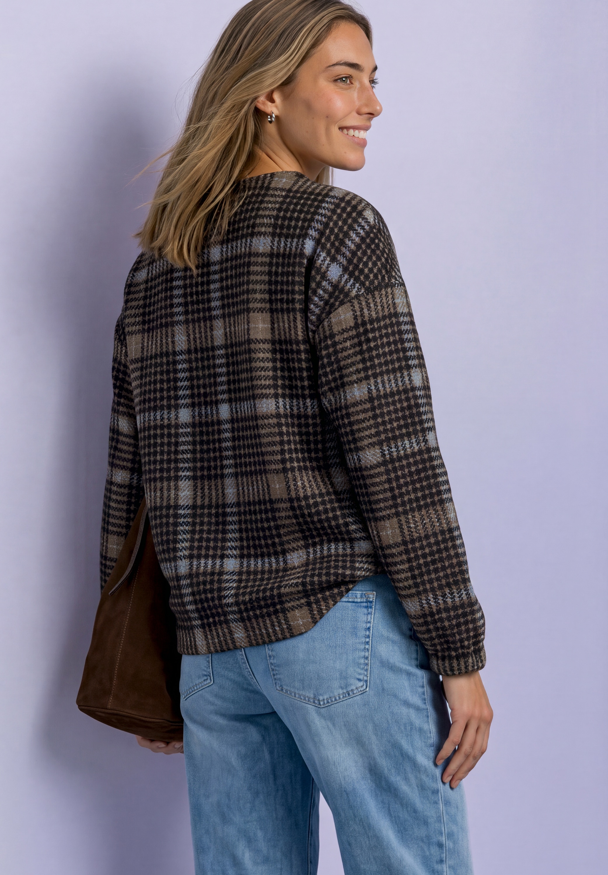 STREET ONE Blouson Elastikund, Cordoptik