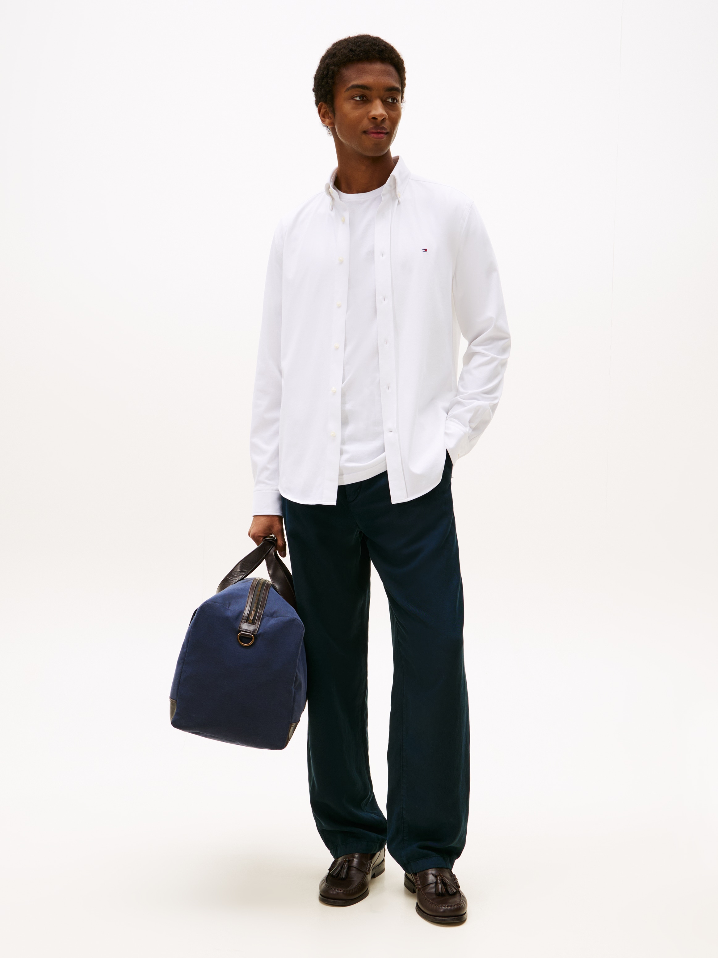 Tommy Hilfiger Chemise à manches longues »PERFORMANCE KNIT SOLID LS SHIRT«