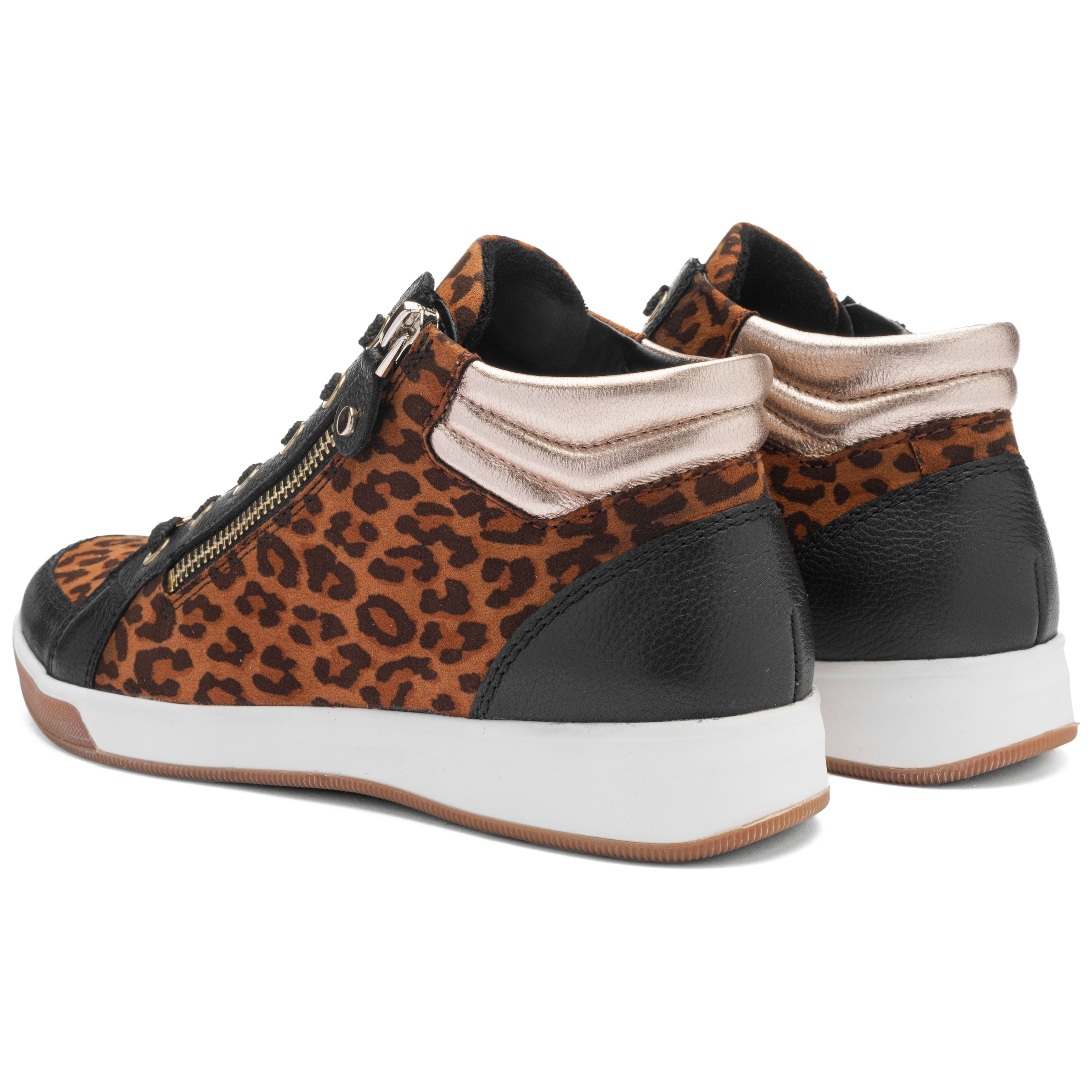 Ara Bottines de sneakers »ROM«  baskets montantes, boots à lacets avec garnitures contrastées