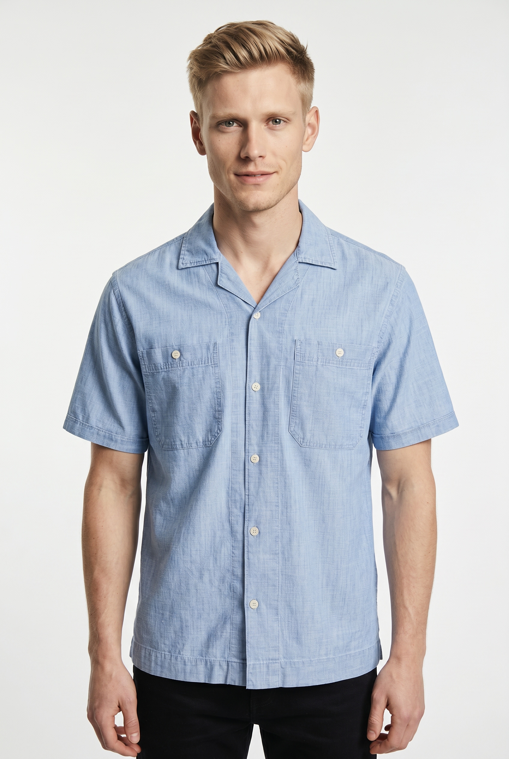 Jack & Jones Kurzarmhemd »JPRBLUMAX VINTAGE S/S RESORT SHIRT« mit Brust Taschen
