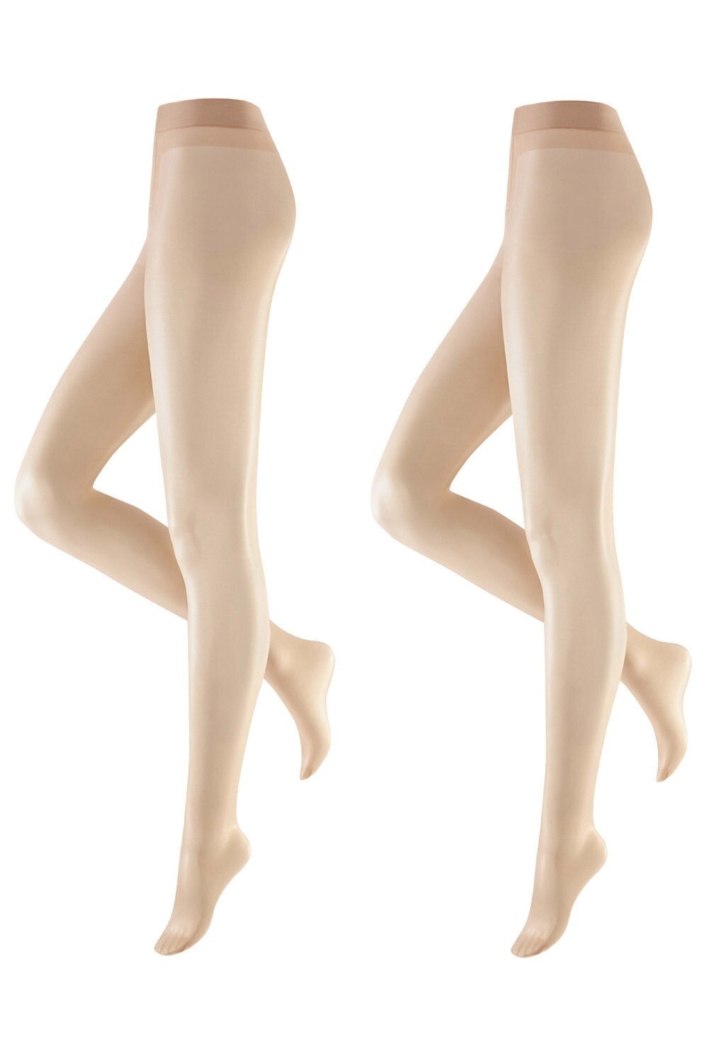 Hudson Collants fins »SIMPLY 20« 15 2er Pack,  transparente verstärkte Spitze, Komfortbund