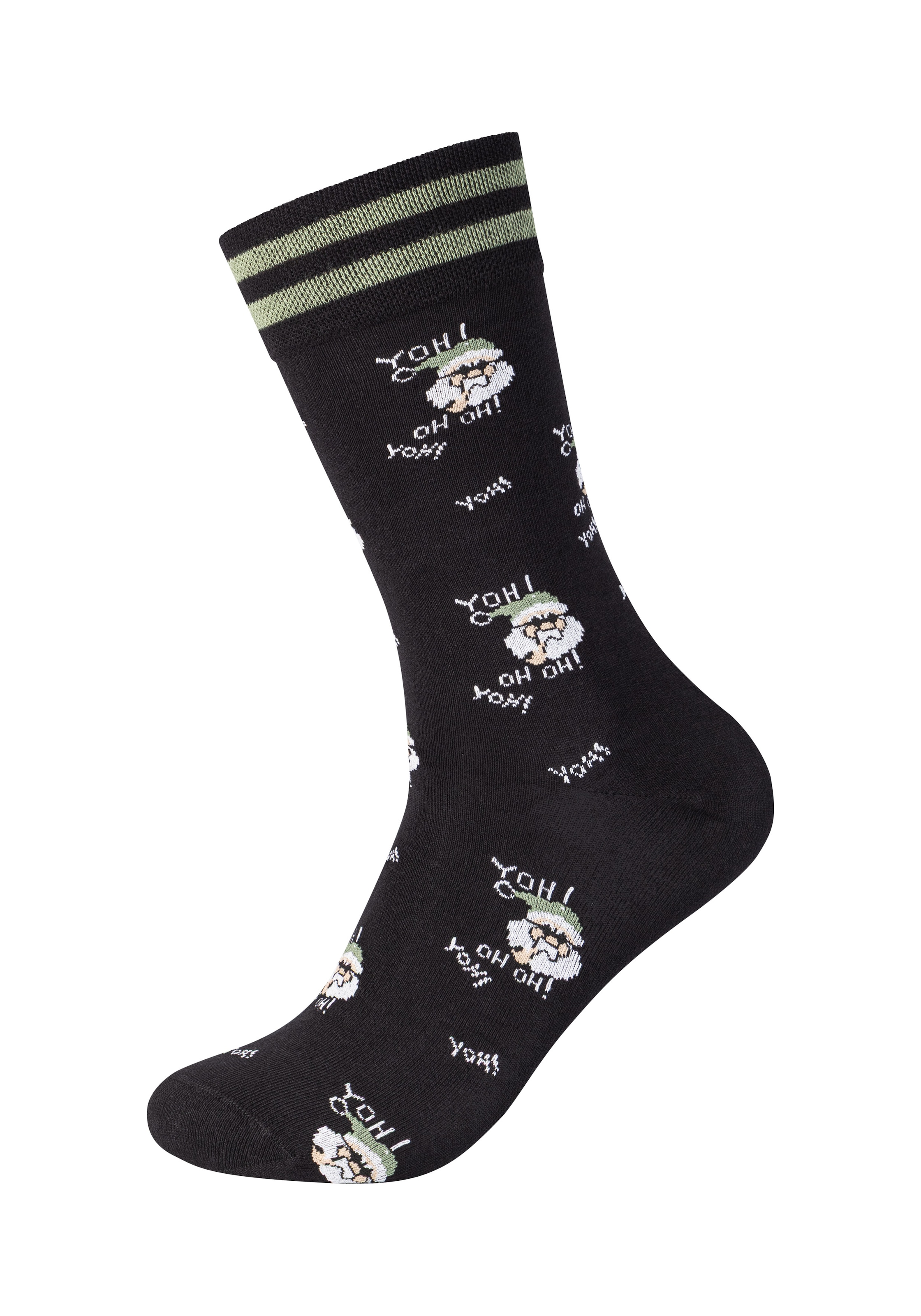 Camano Socken 3 Paar,  mit festlich gestalteten Paaren