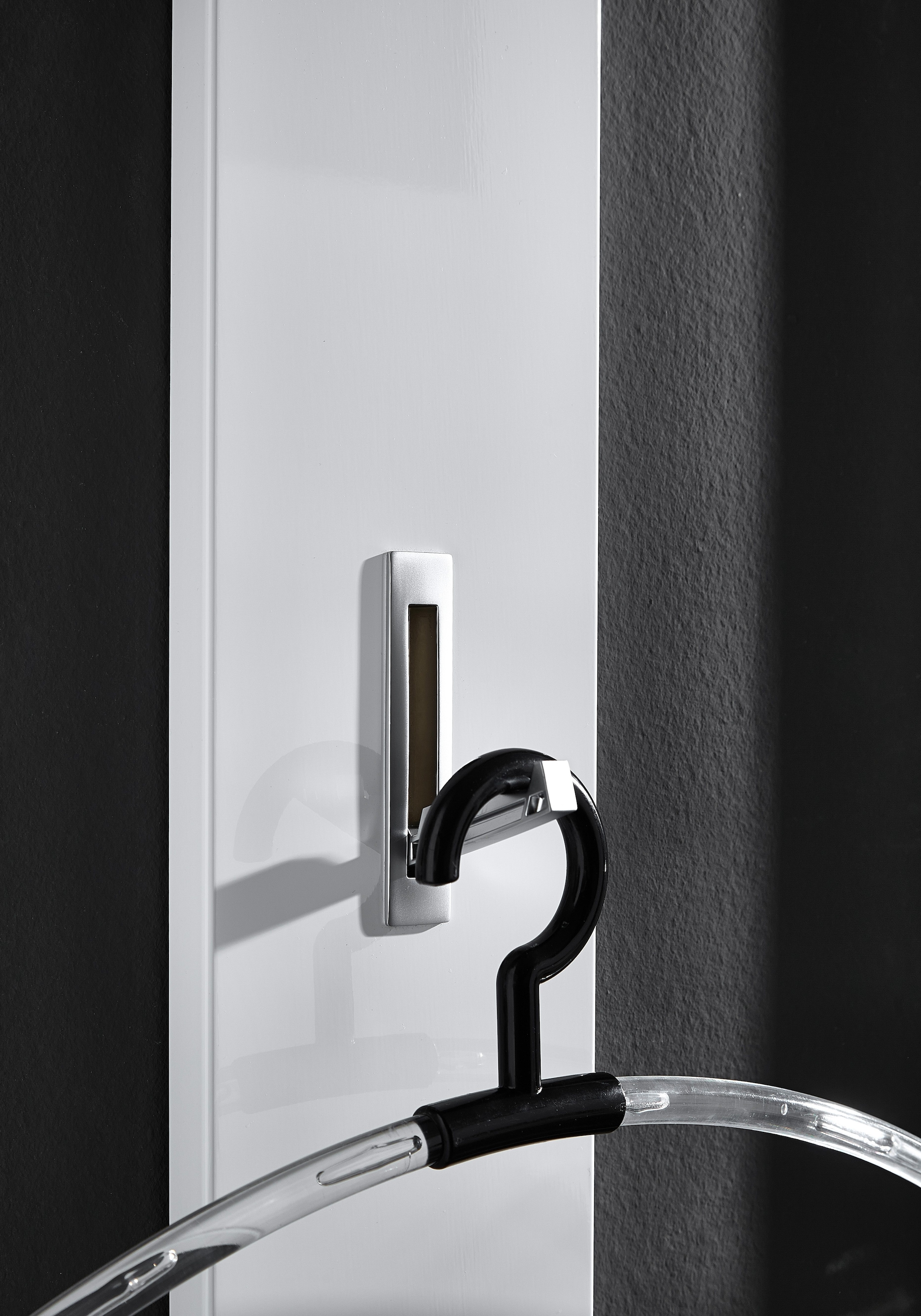 GERMANIA Garderobenpaneel »Colorado« mit 3  Klapphaken in schwarz oder alufarben, Höhe 170 cm