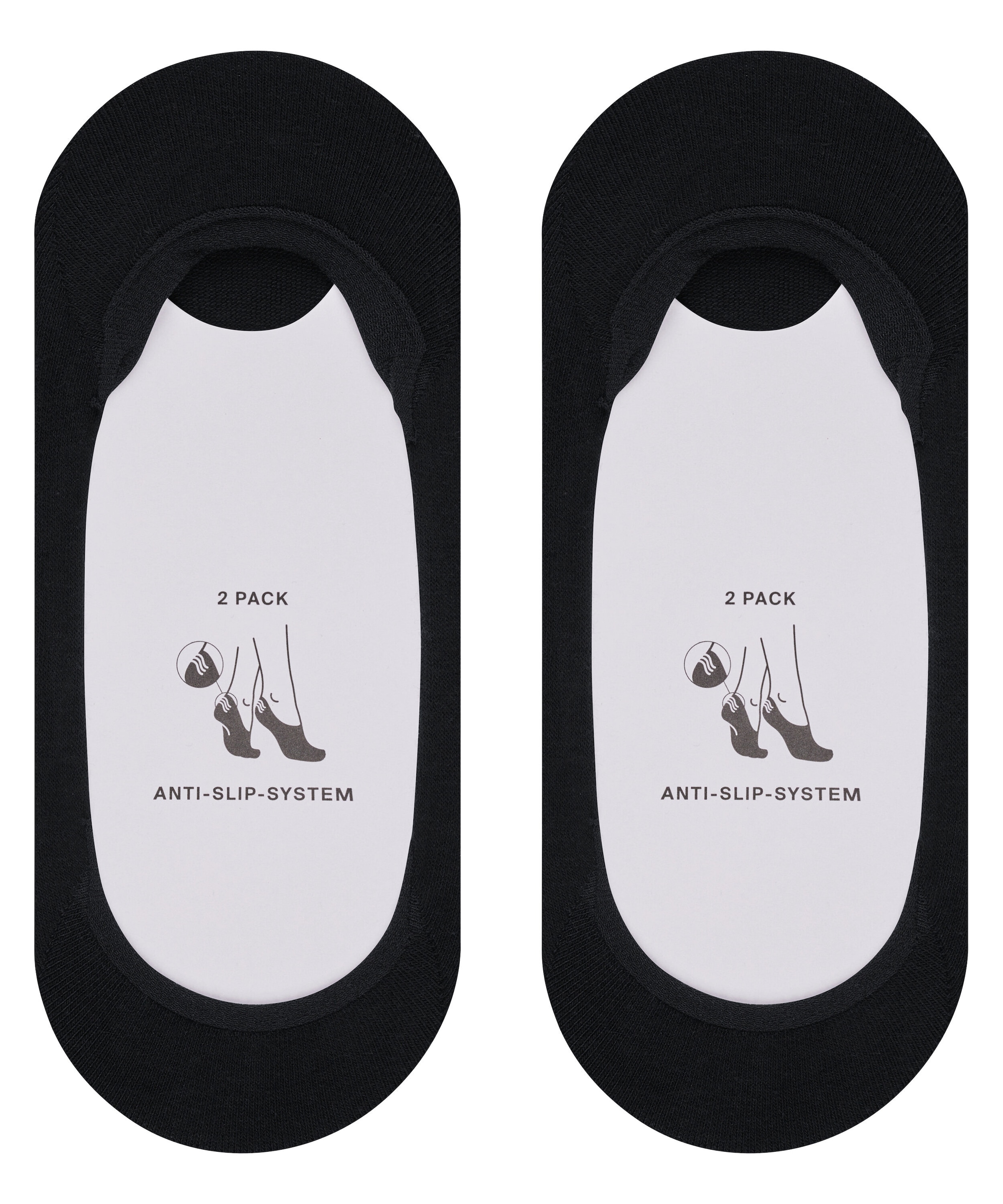 Esprit Chaussons »Solid Low« 2 paires,  élégant, renforcé et en coton doux, fin, antidérapant