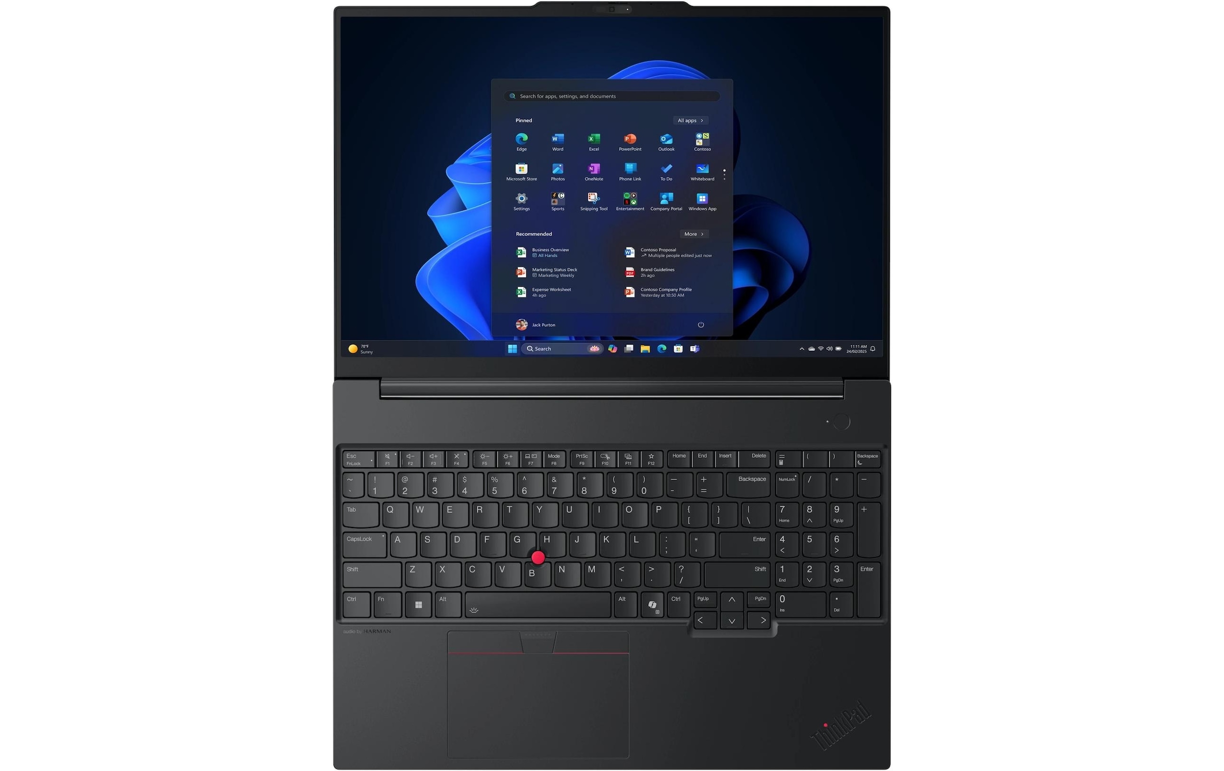 Lenovo Ordinateur portable »ThinkPad E16 Gen 3 (AMD)« / 16 ″ AMD Ryzen 7 Radeon 780M