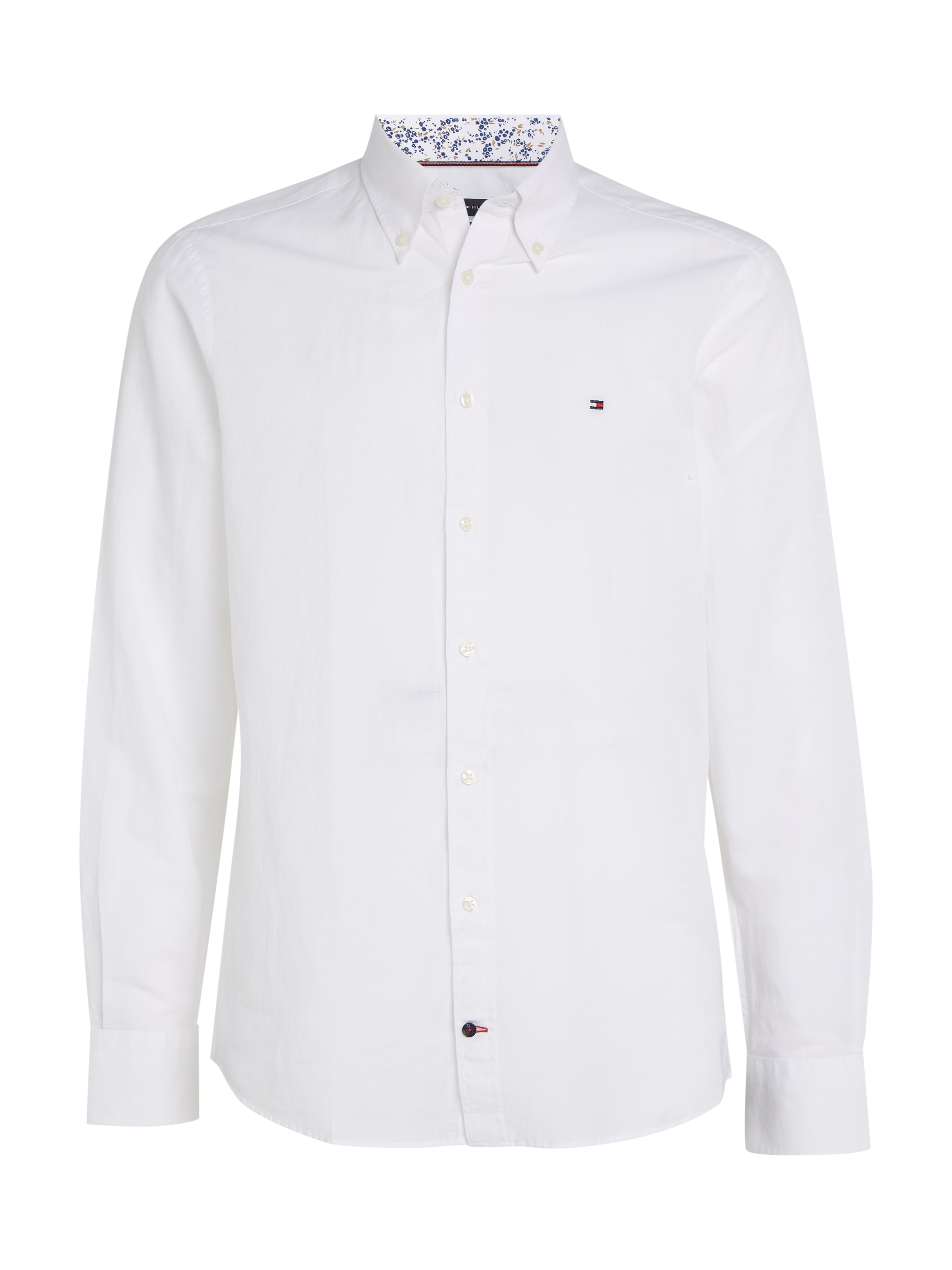 Tommy Hilfiger Langarmhemd »CL W-CO LINEN SOLID Slim Fit SHIRT«