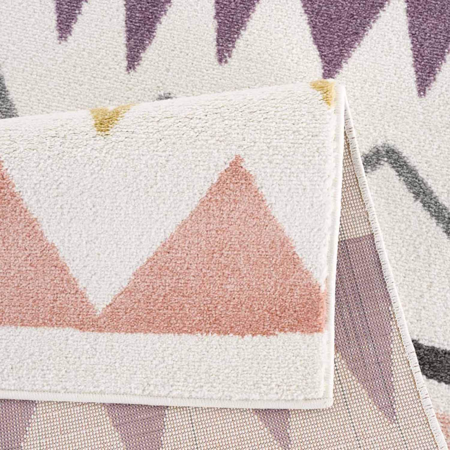 Carpet City Kinderteppich »Anime9382« rechteckig 11 mm Höhe Spielteppich, Zickzack, Weicher Flor, Pflegeleicht, Kinderzimmer