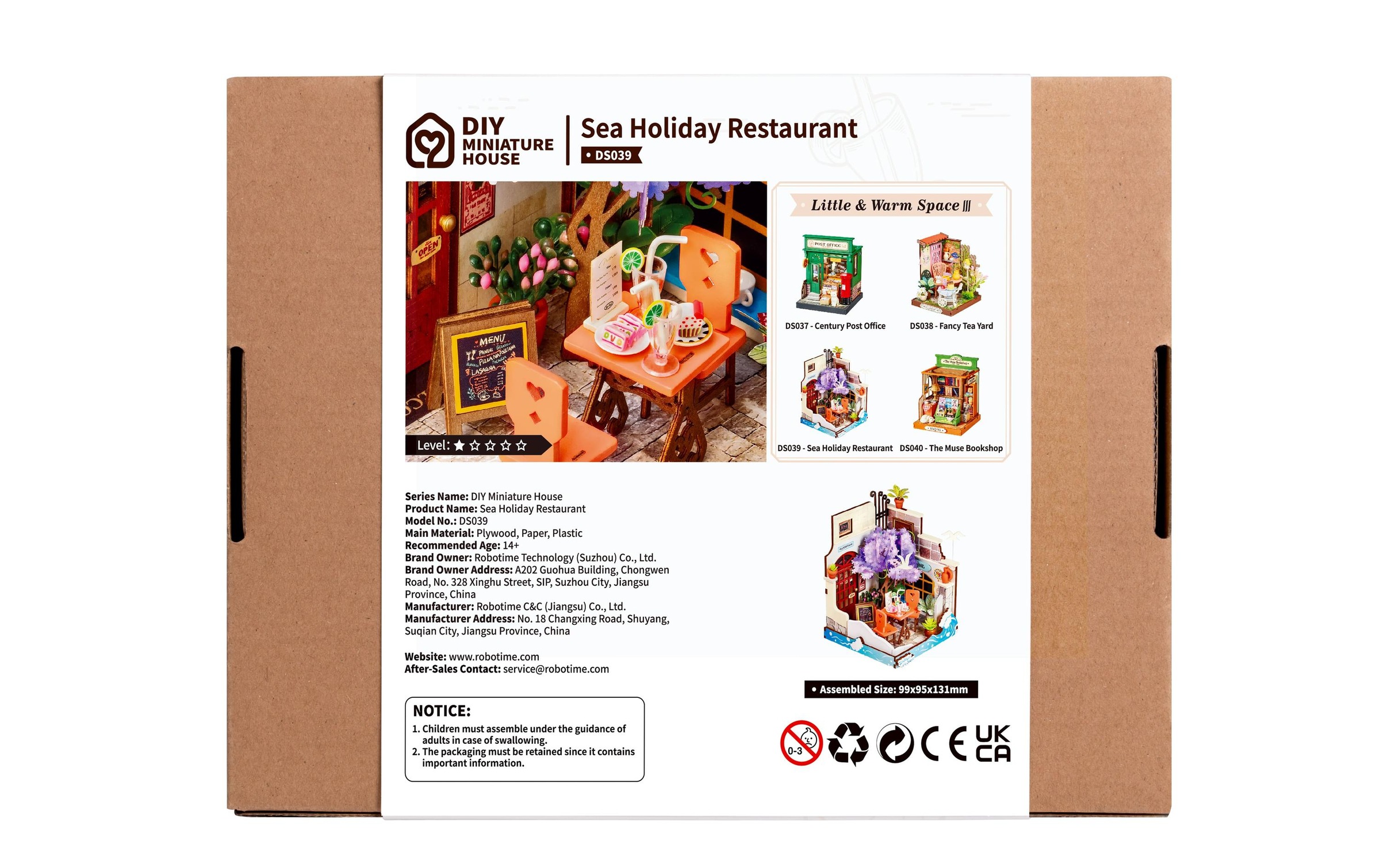   Kit de modèles réduits »RoboTime Meer Restaurant Ferien«