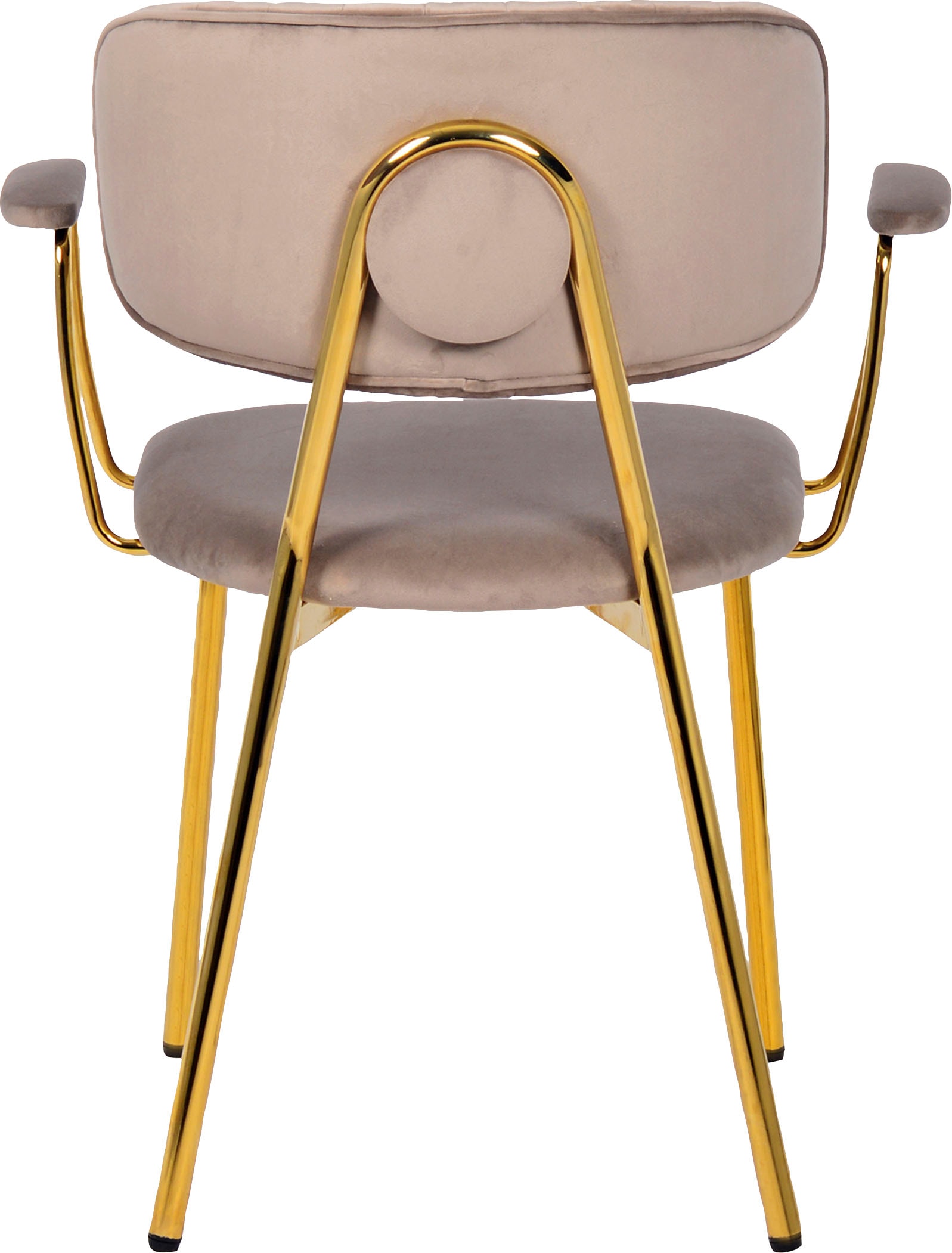 Kayoom Chaise à 4 pieds »Stuhl Kian 225 2er-Set, Gestell aus Edelstahl, Rückenpolster« (Ensemble) 2 cuissamtweicher Bezug Rückenpolster ist ein Hingucker