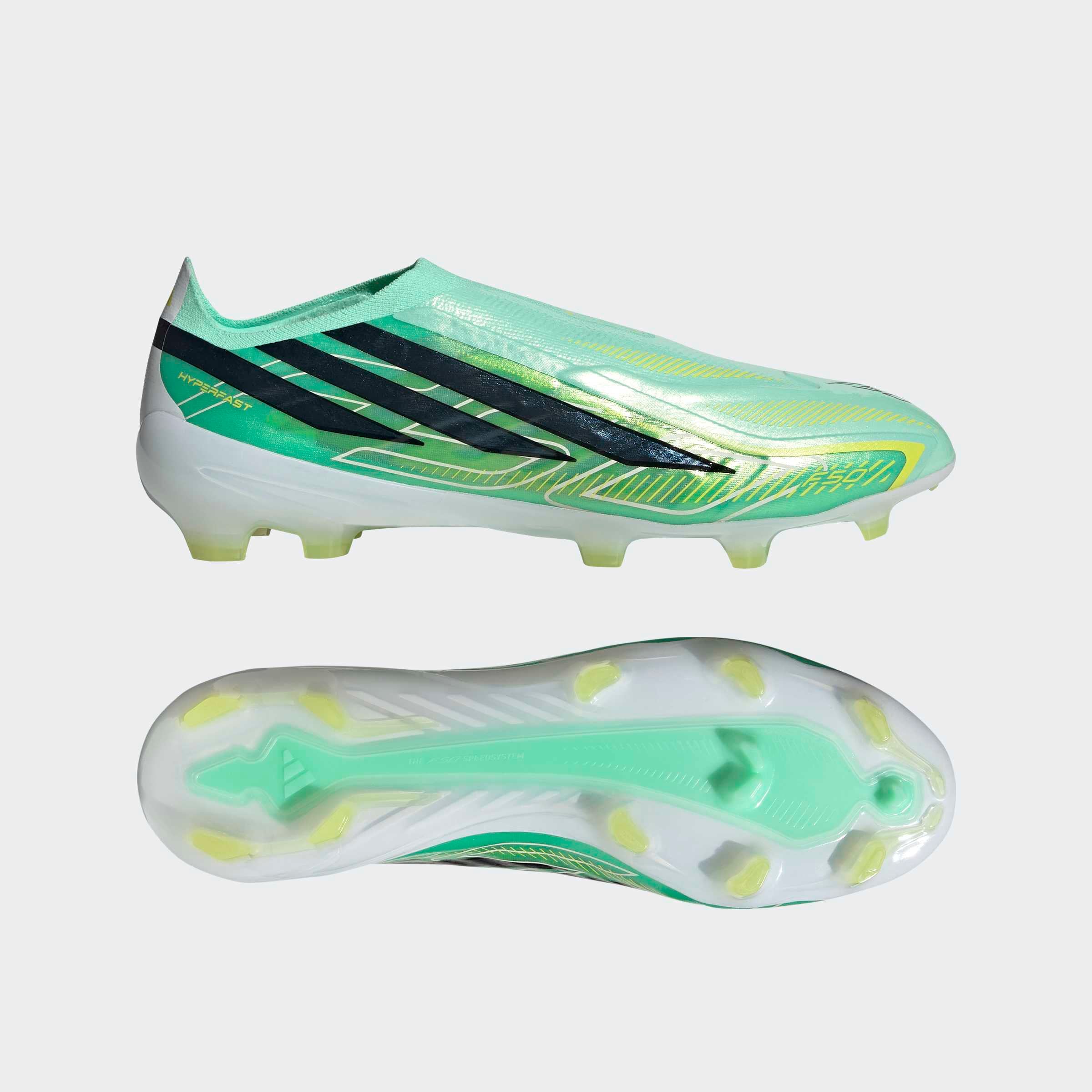 adidas Performance Fussballschuh »F50 HYPERFAST PRO , FESTE BÖDEN, SCHNÜRLOS«  Aussensohle für Rasen und feste Böden