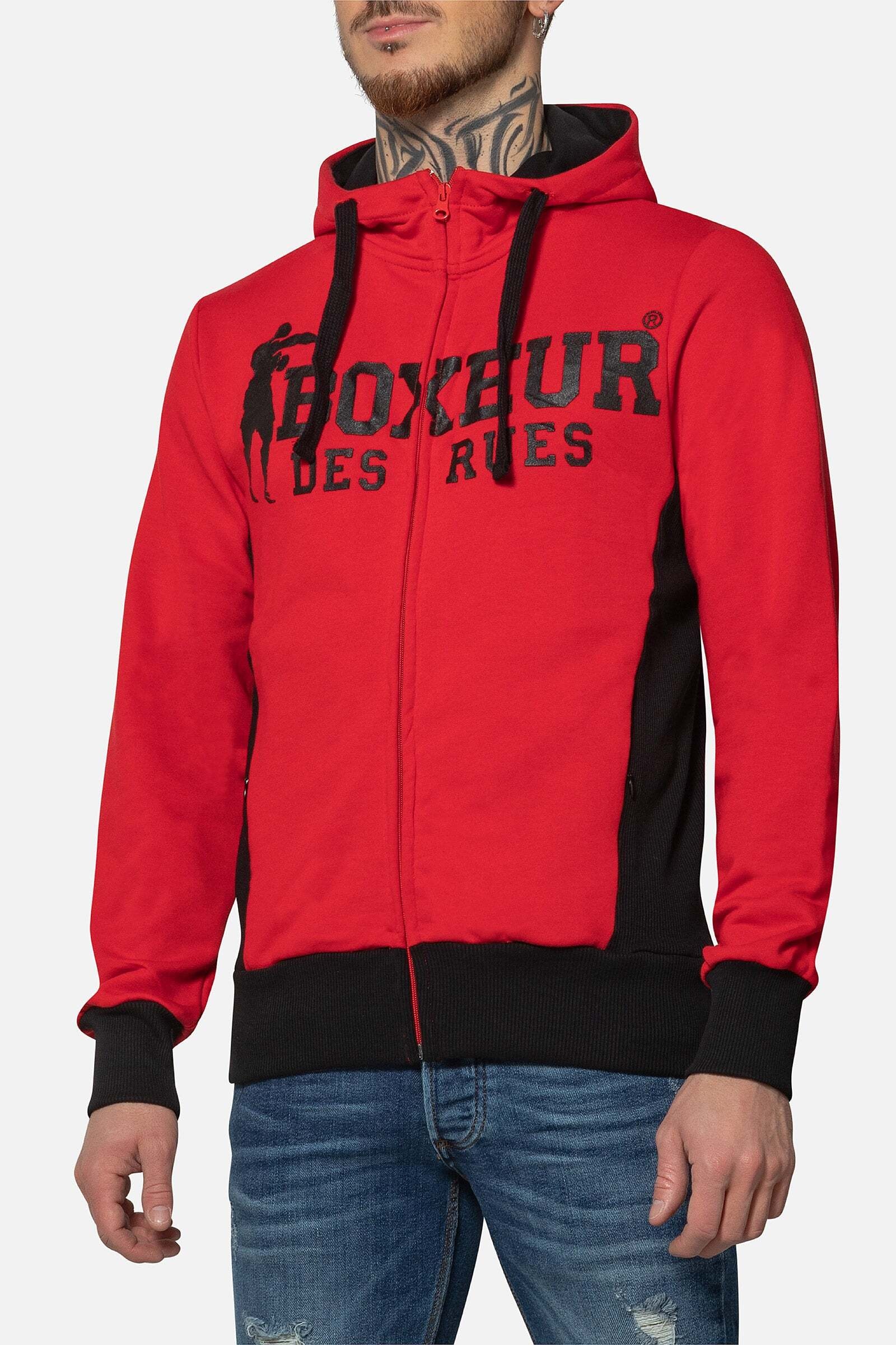 BOXEUR DES RUES Veste sweat »BOXEUR DES RUES Sweatjacke Hooded Full Zip Sweatshirt«